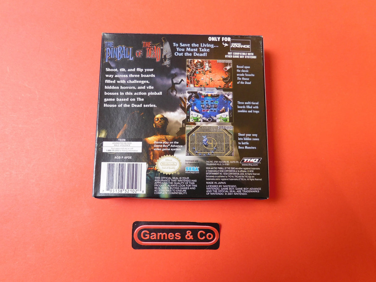 THE PINBALL OF THE DEAD - GAME BOY ADVANCE