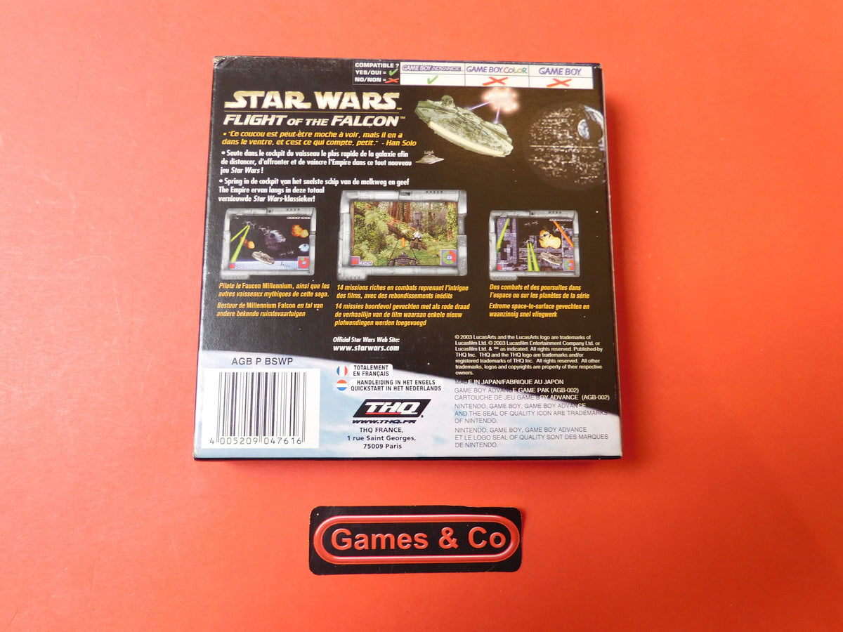 STAR WARS FLIGHT OF THE FALCON - GAME BOY ADVANCE