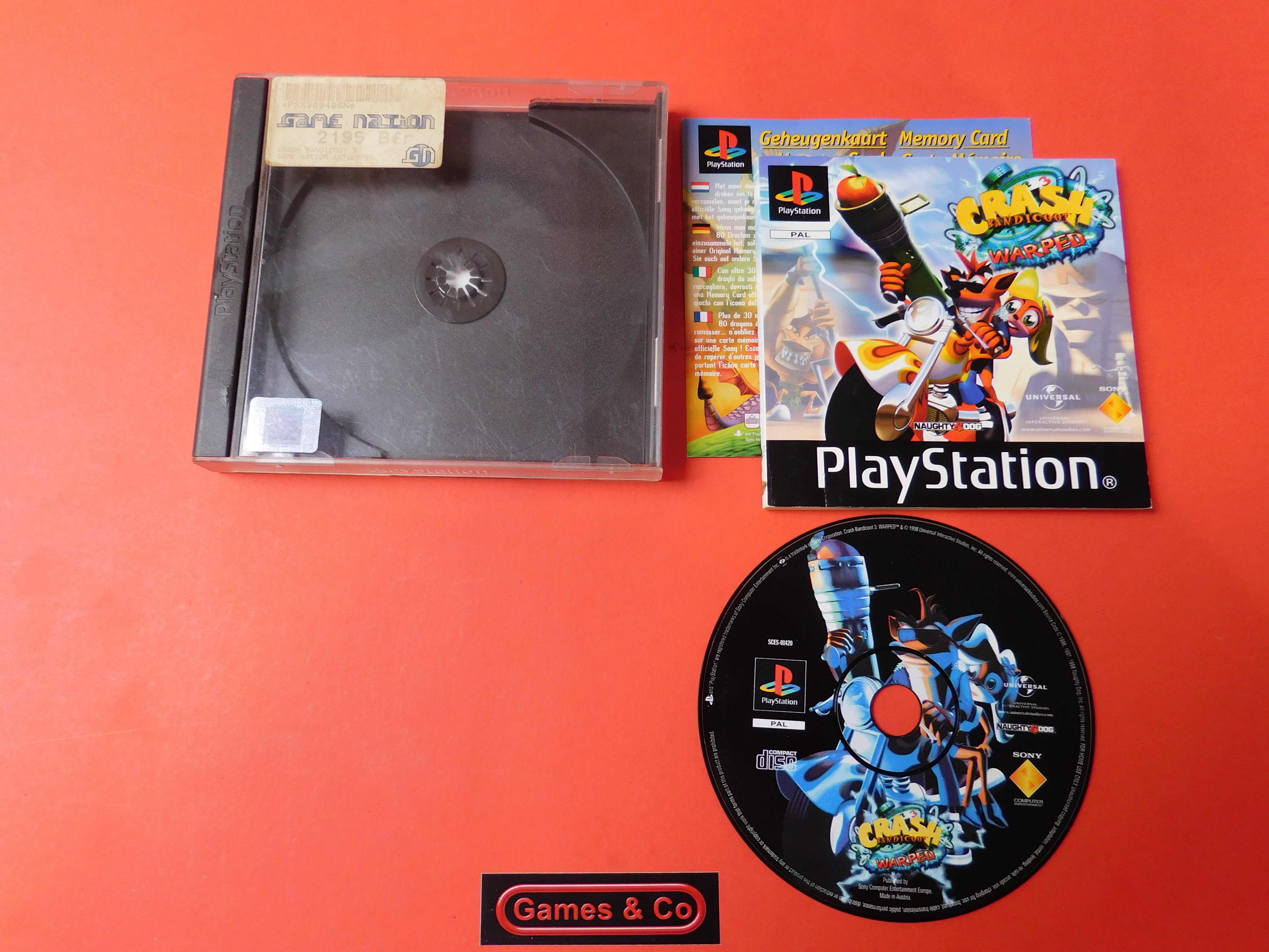 CRASH BANDICOOT 3 WARPED PS1