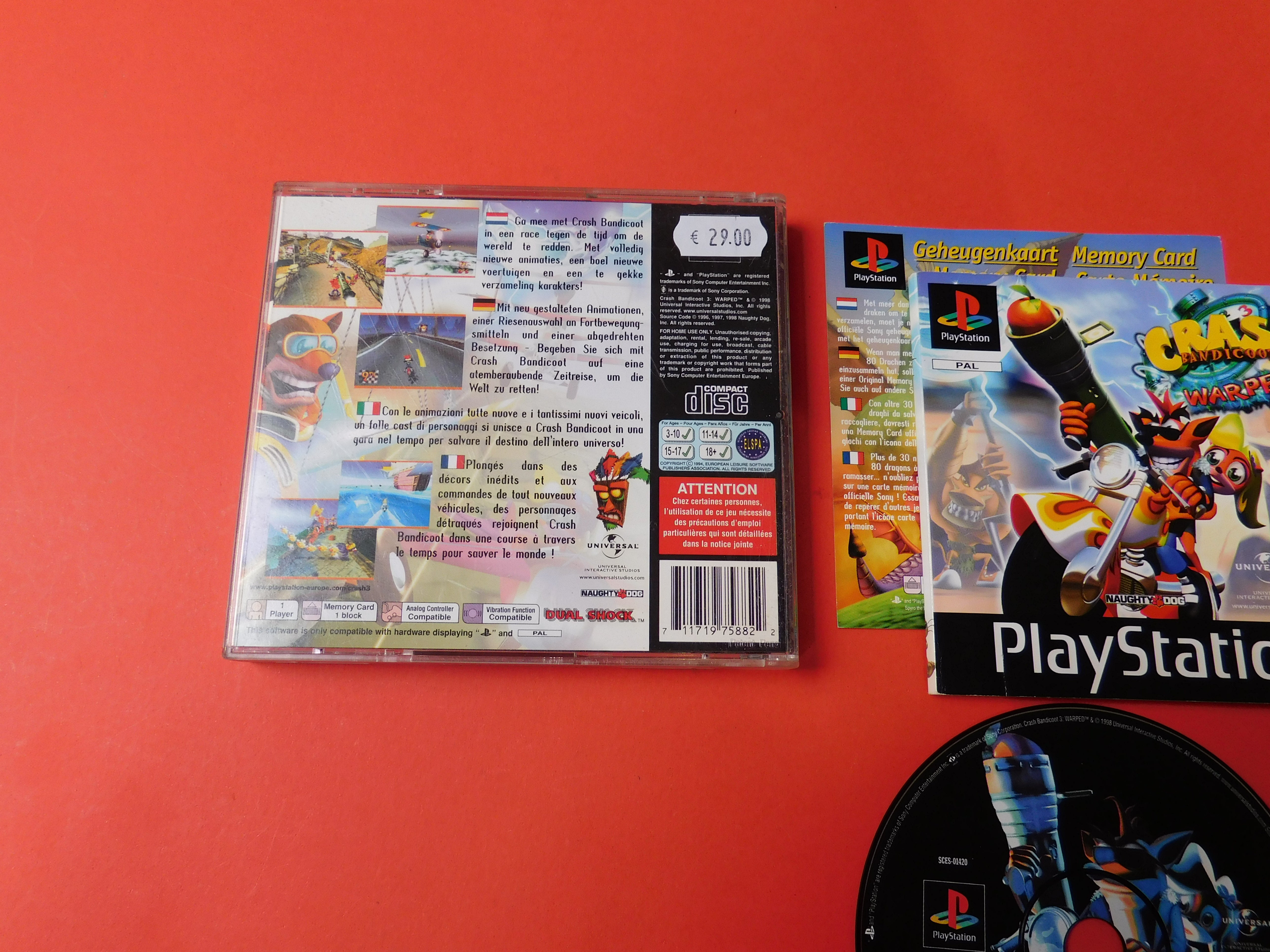 CRASH BANDICOOT 3 WARPED PS1