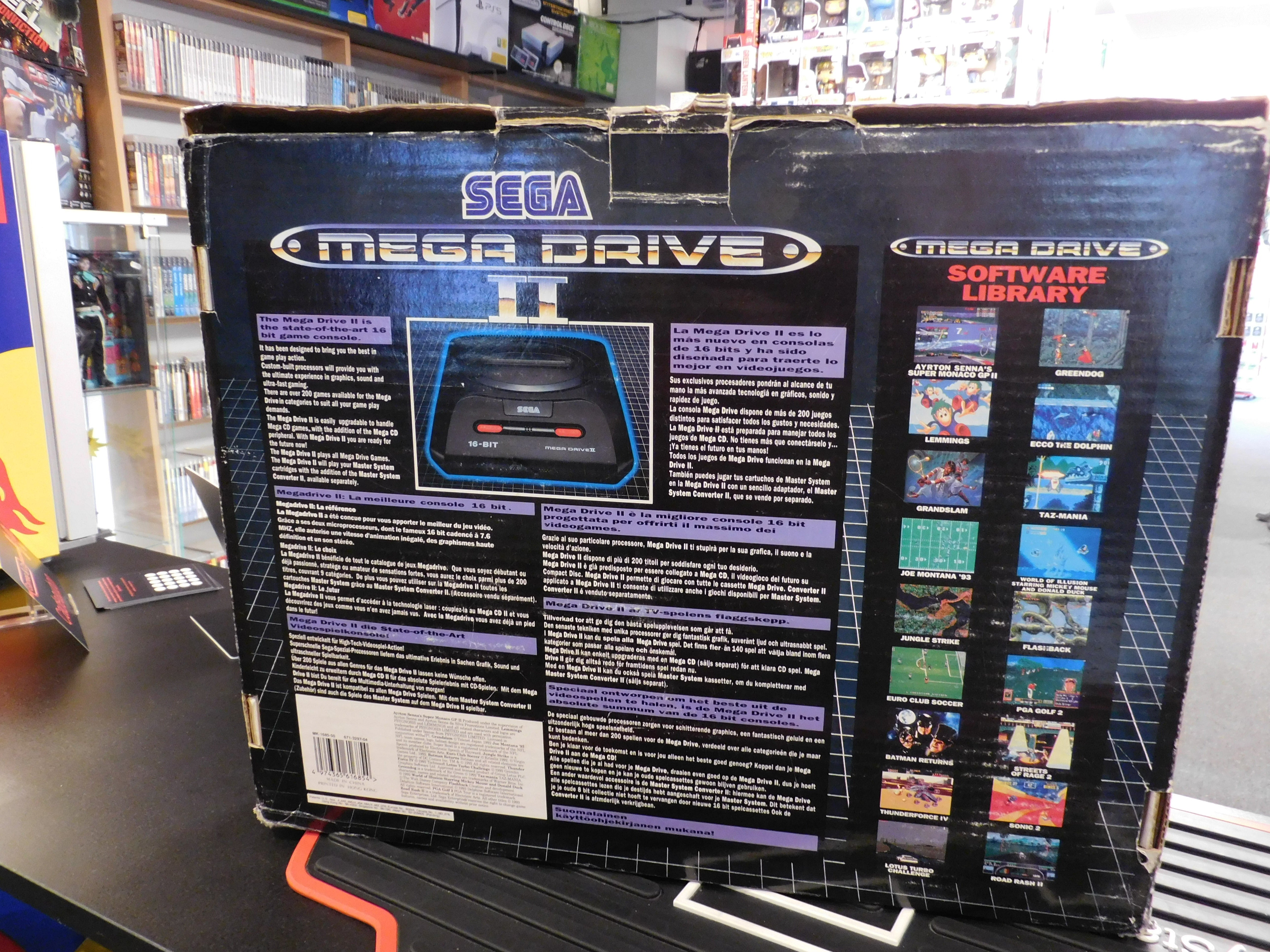 Sega Mega Drive II console Sonic 2 bundel