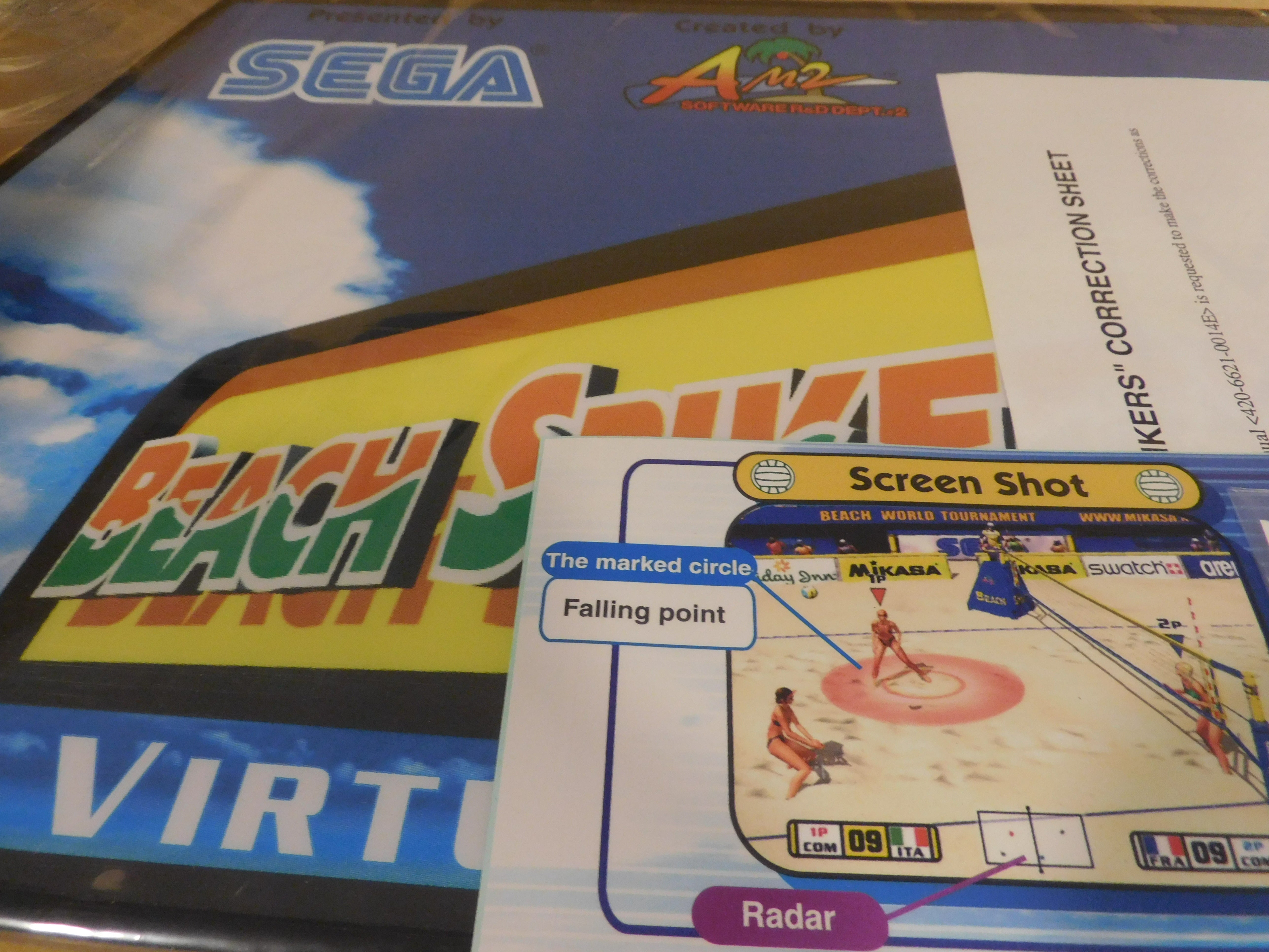 Sega Naomi 2 BEACH SPIKERS  kit