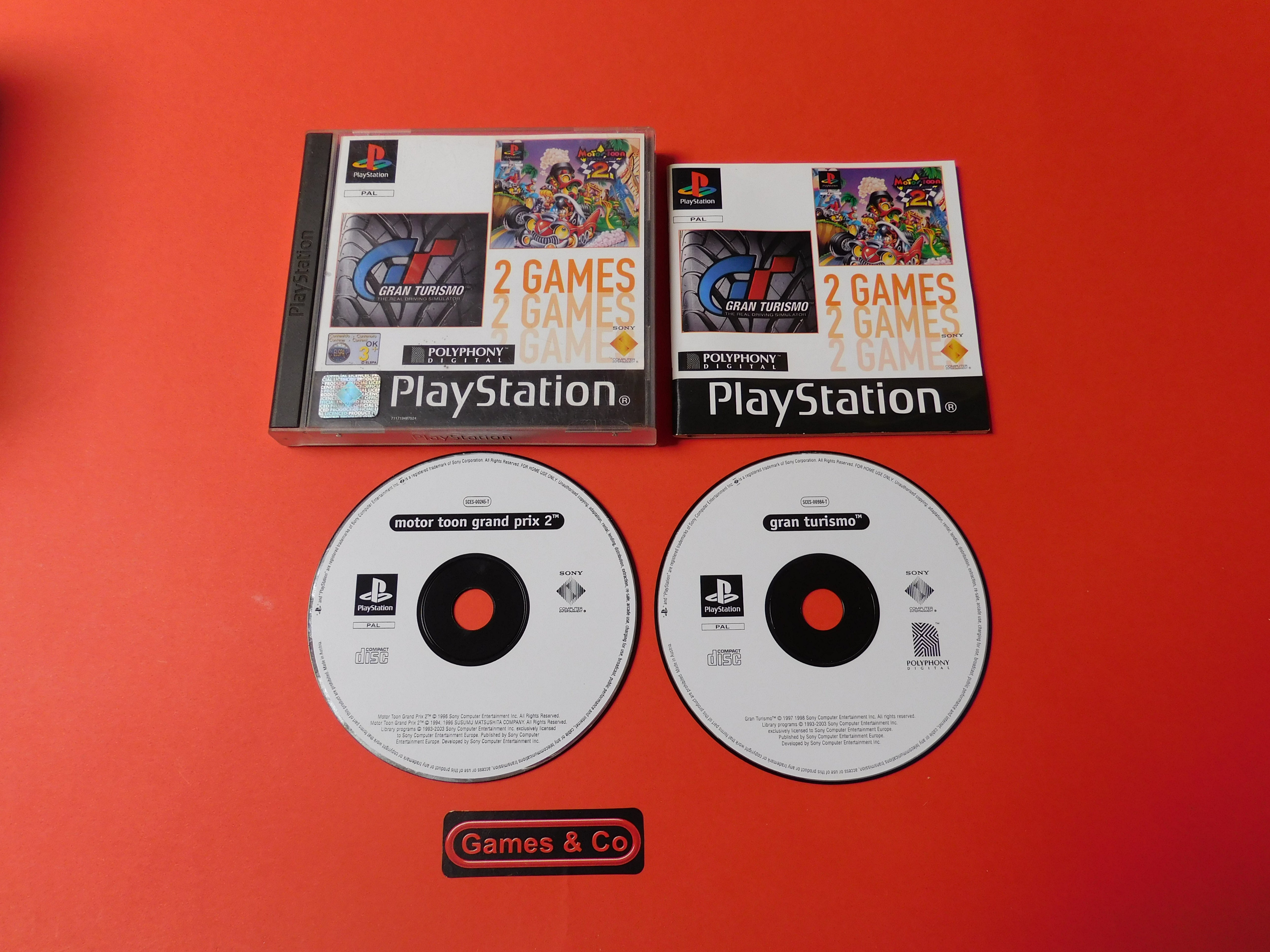 GRAN TURISMO/MOTOR GRAND PRIX 2 - PS1