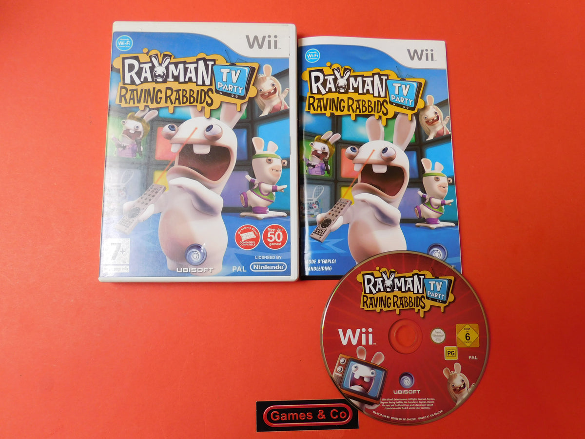 RAYMAN RAVING RABBIDS TV PARTY - NINTENDO WII