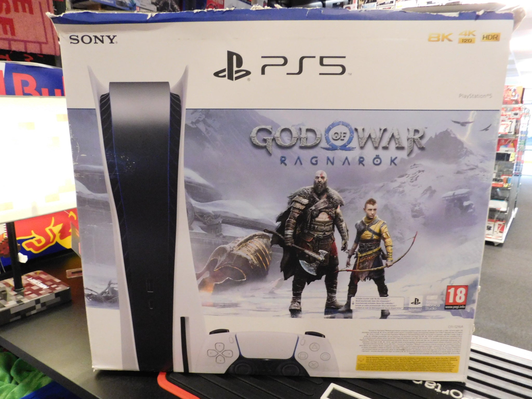 PLAYSTATION 5 CONSOLE DISC VERSION + GOD OF WAR