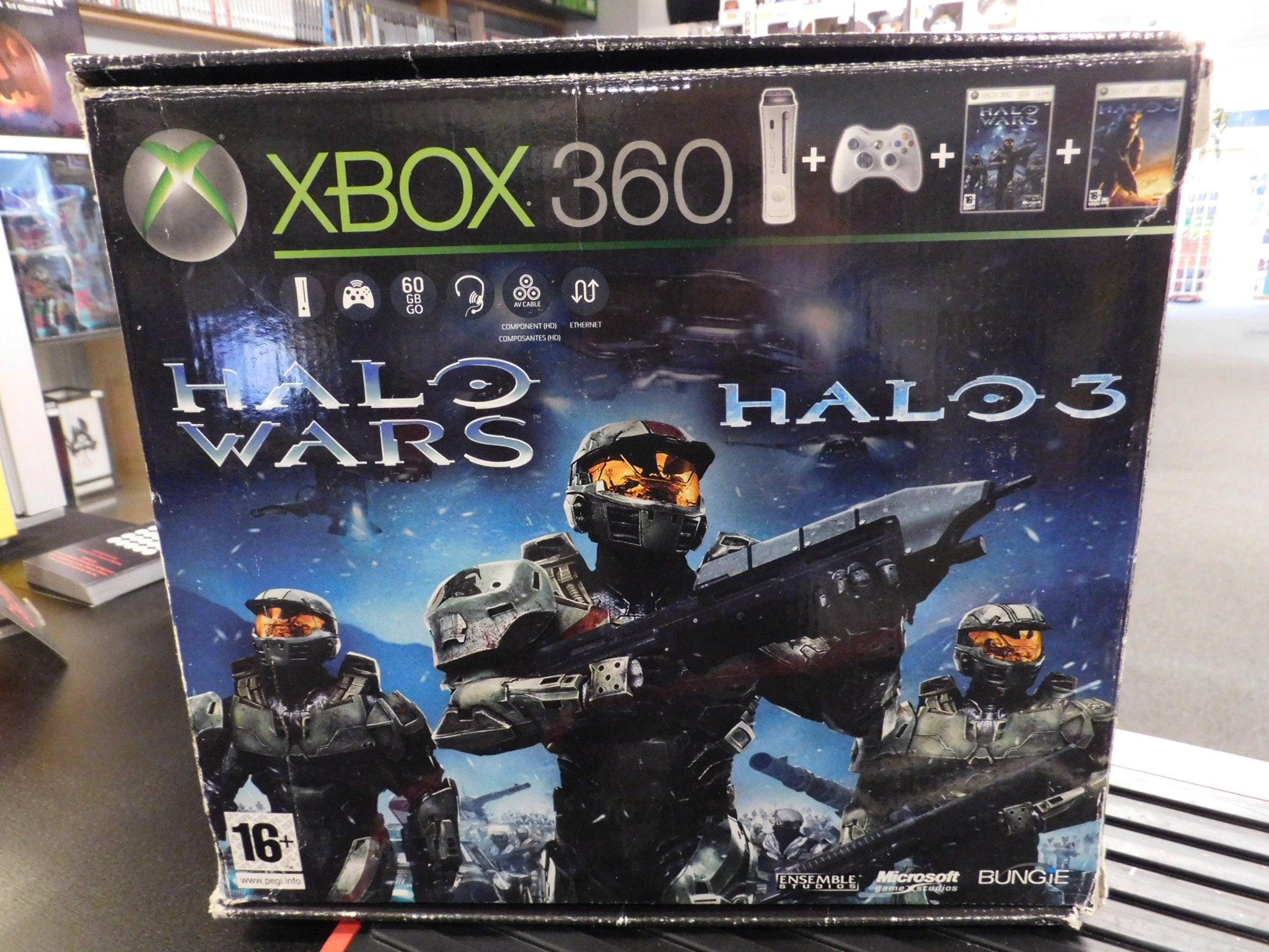 XBOX360 CONSOLE 60 GB HALO BUNDEL