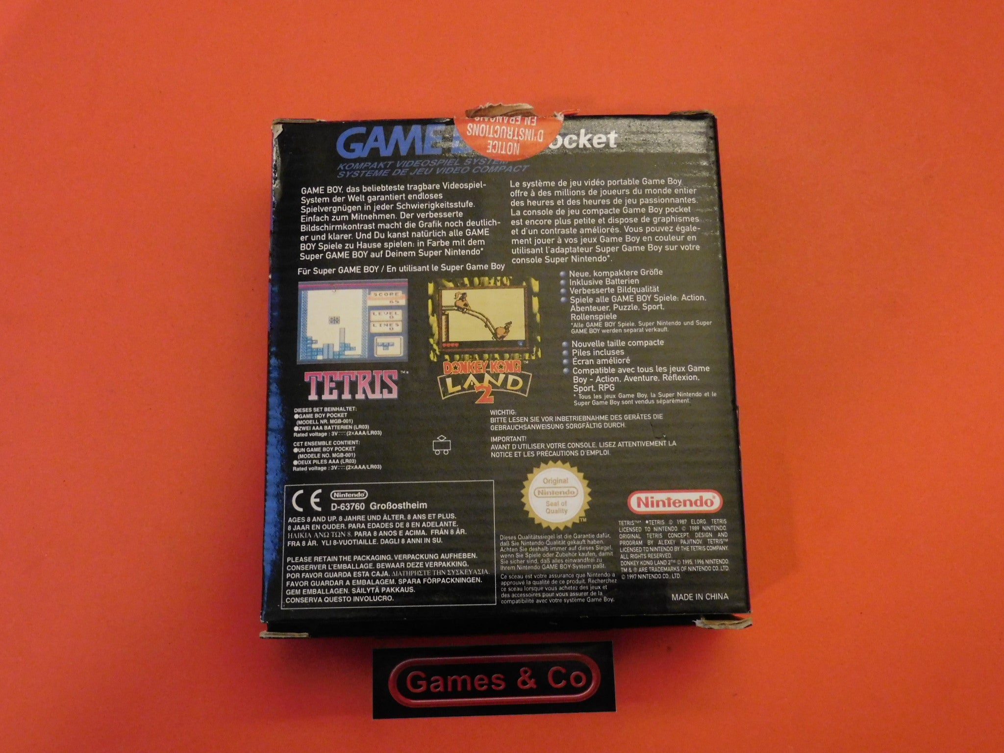 GAME BOY POCKET CONSOLE CIB