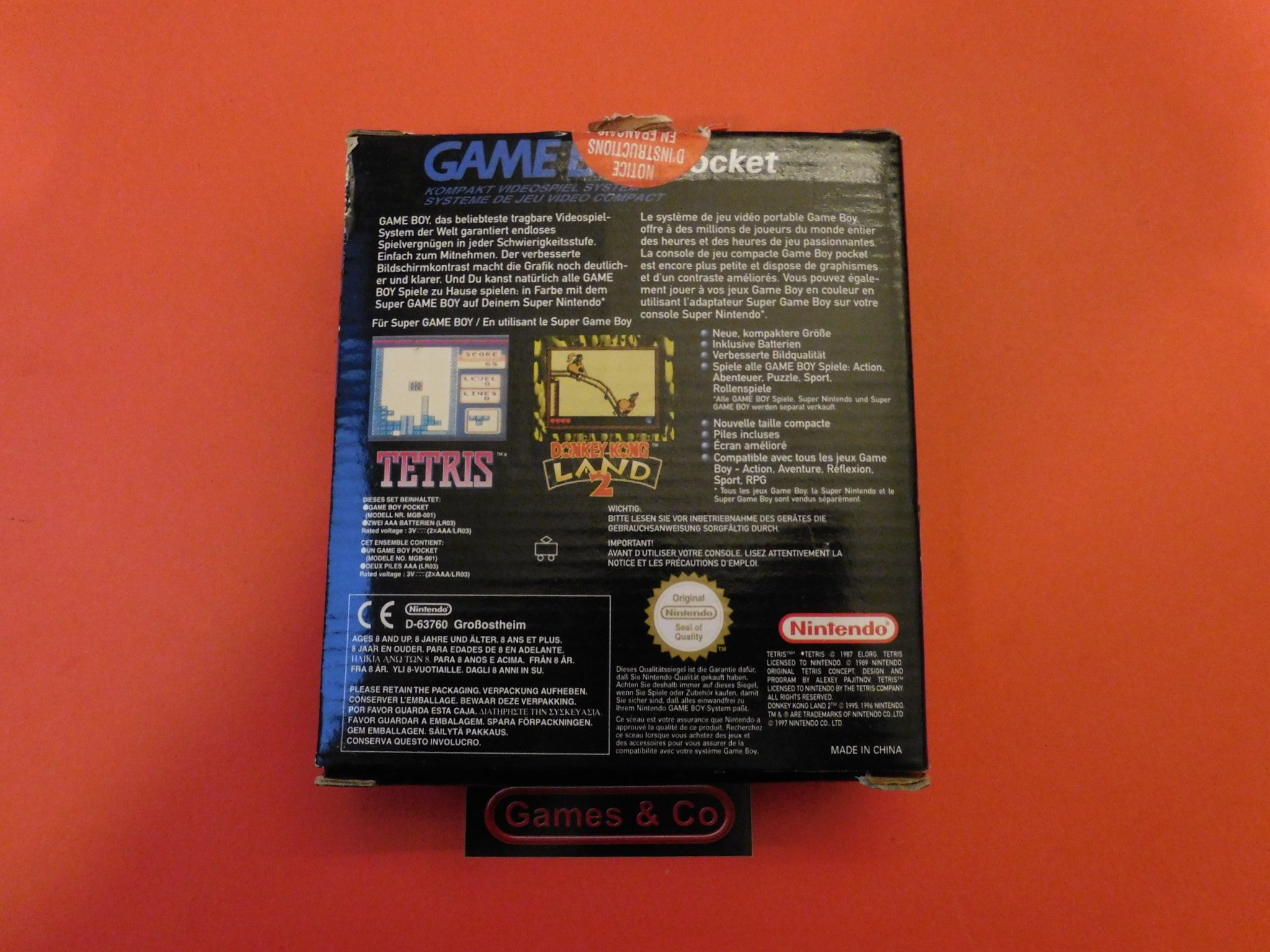 GAME BOY POCKET CONSOLE CIB