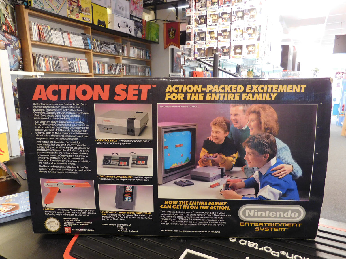 Nintendo Nes Action Set console