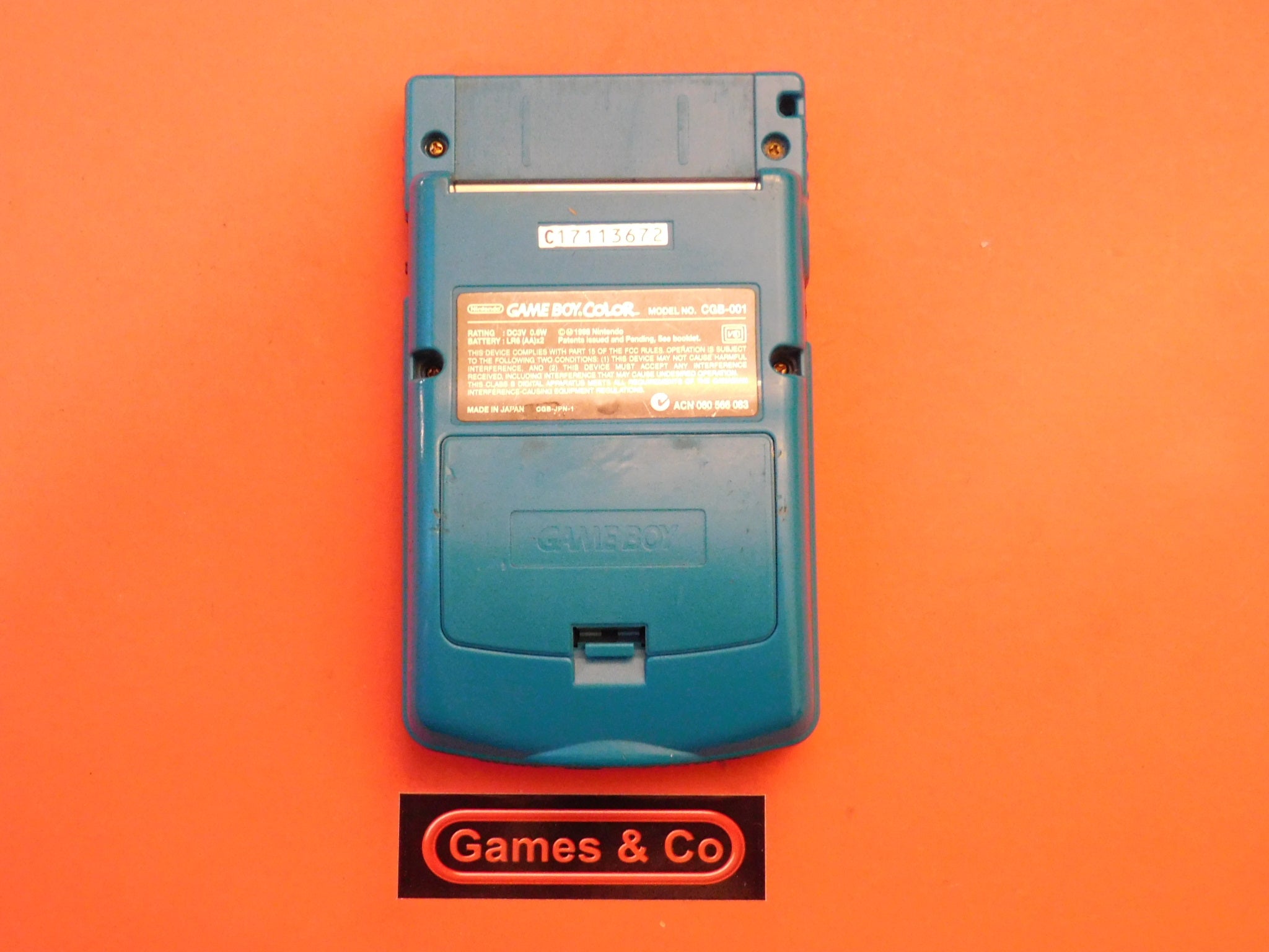 GAME BOY COLOR CONSOLE