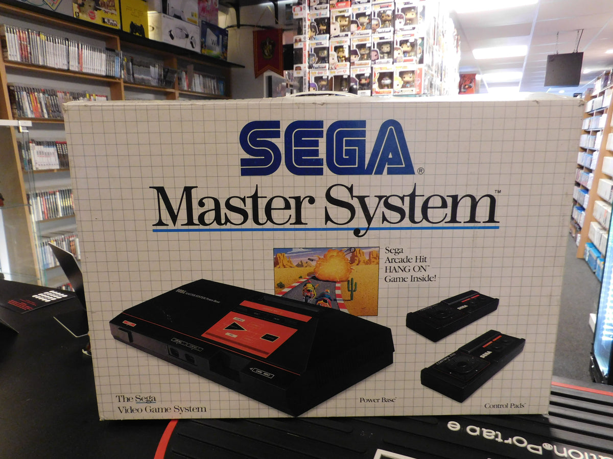 SEGA MASTER SYSTEM I  CONSOLE  HANG ON EDITION