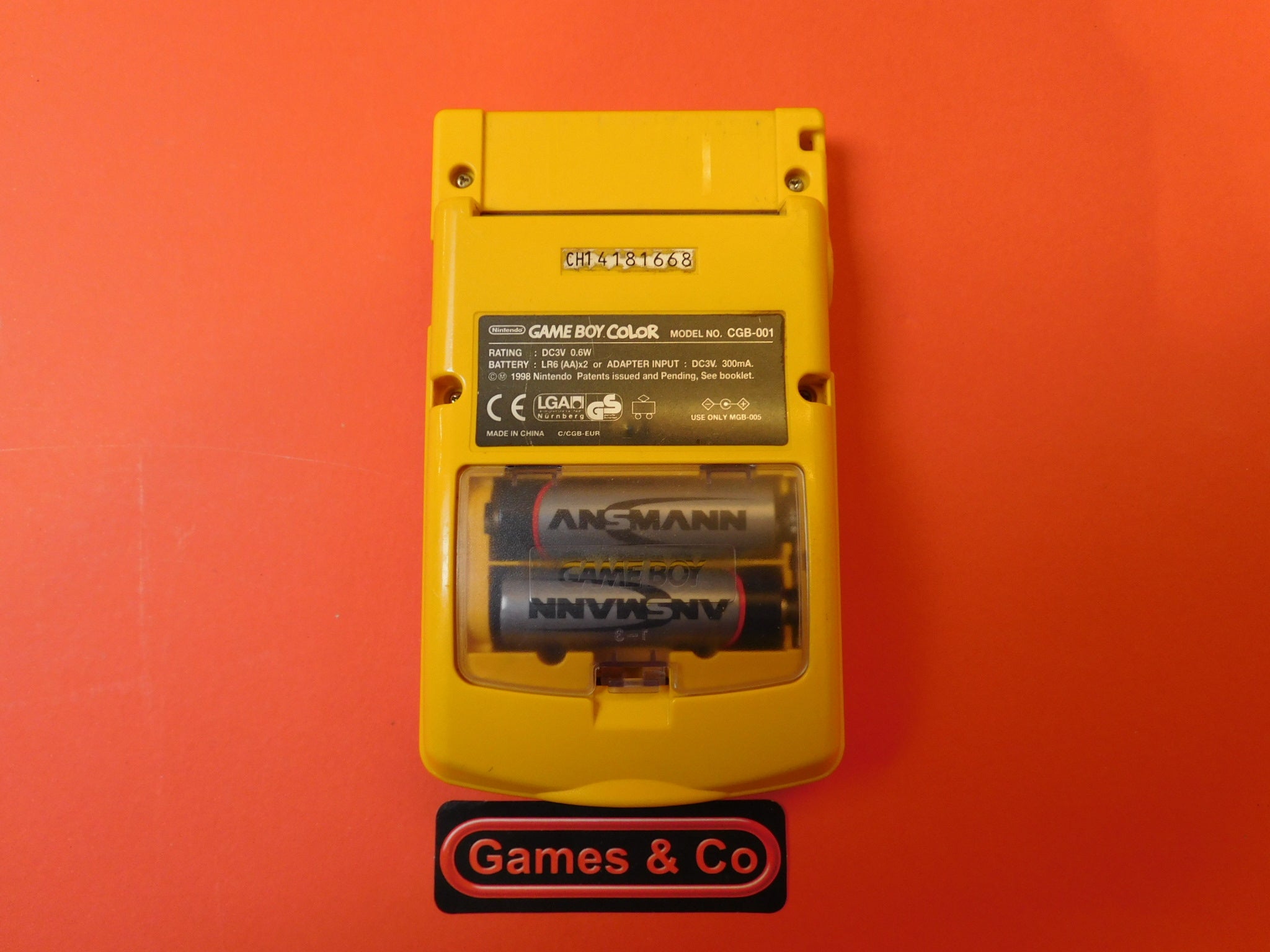 GAME BOY COLOR CONSOLE