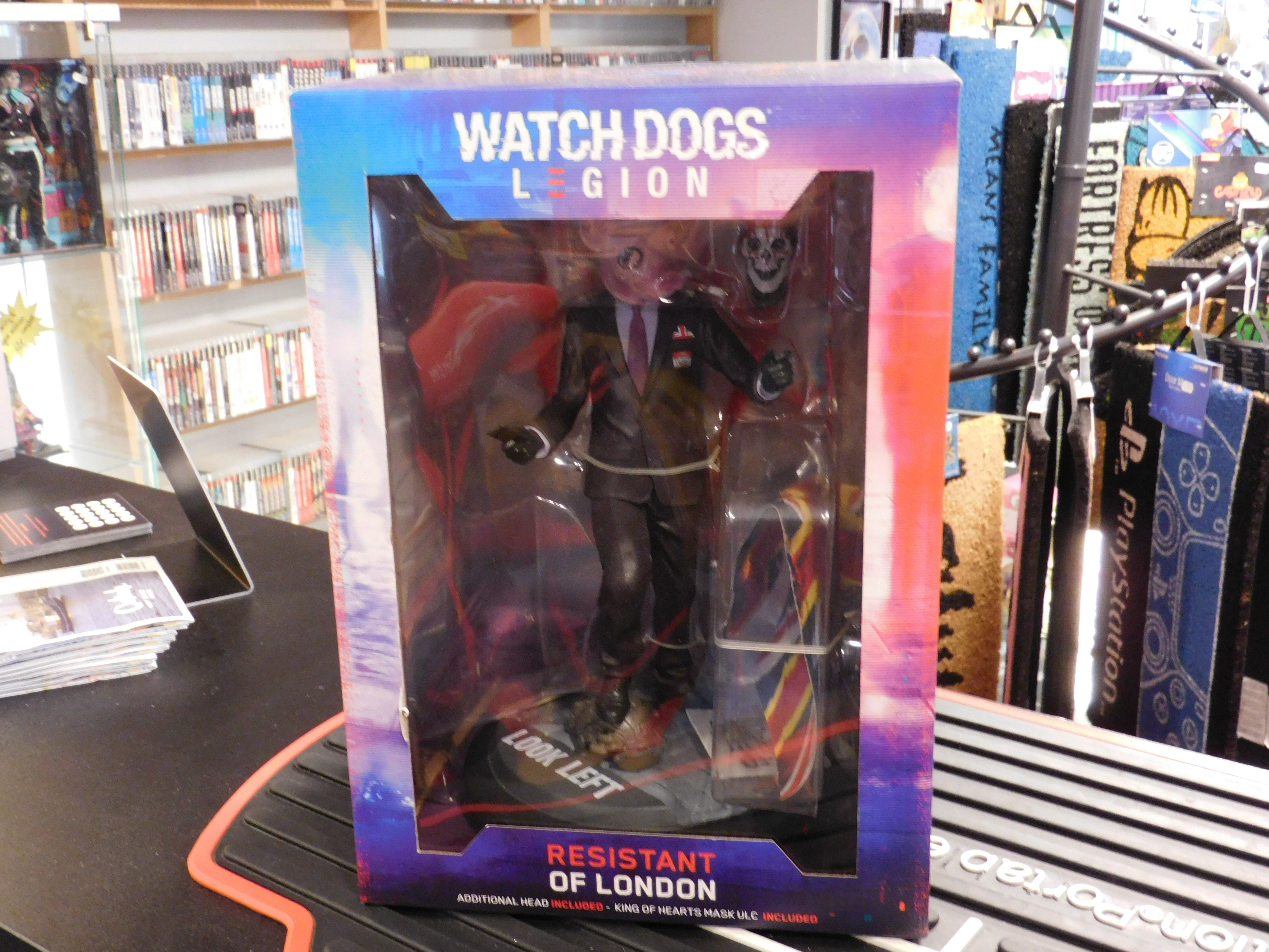 Watch Dogs Legion Resistant of London King of Hearts 2x Mask Statue