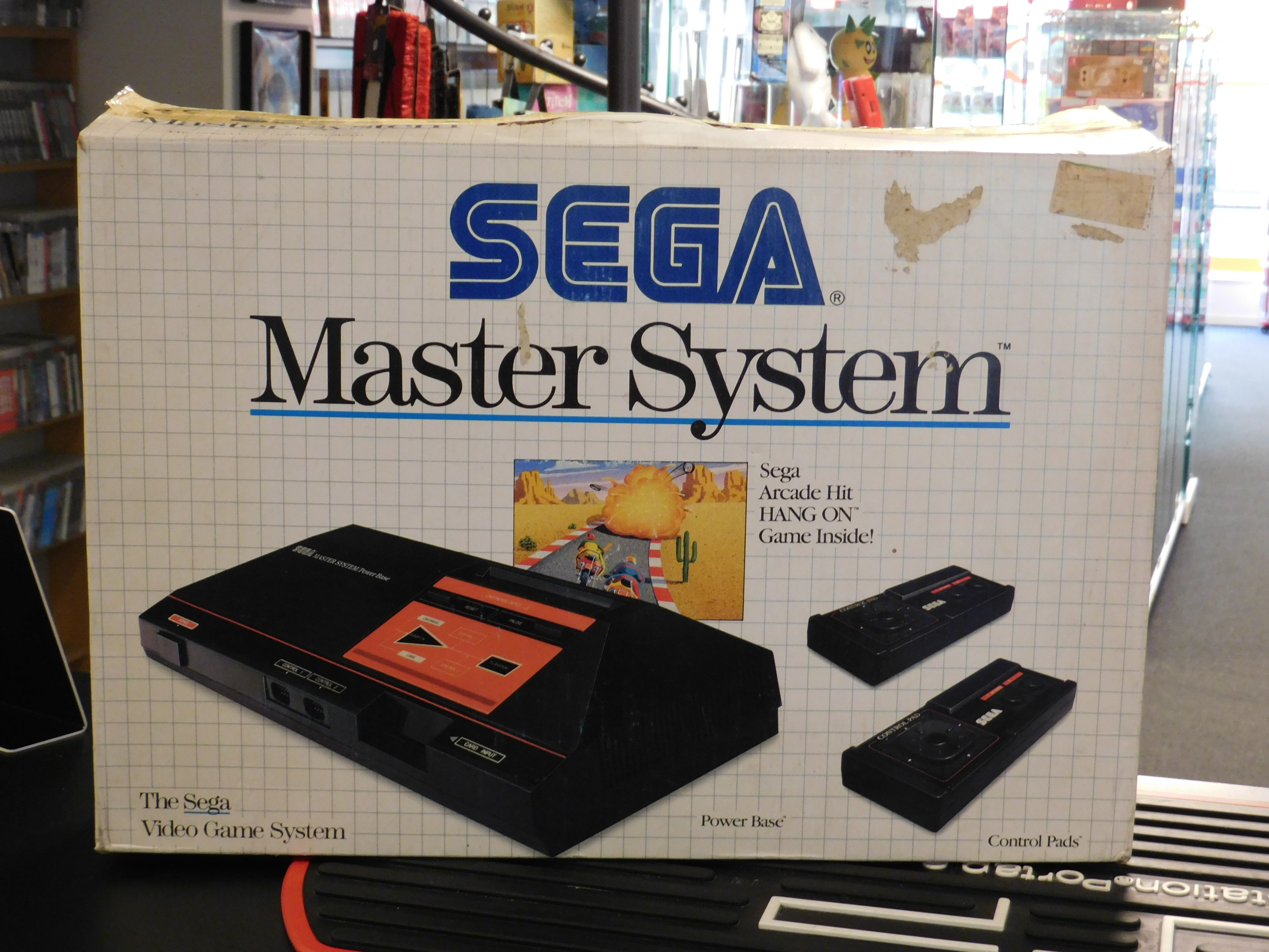 SEGA MASTER SYSTEM I  CONSOLE  HANG ON EDITION