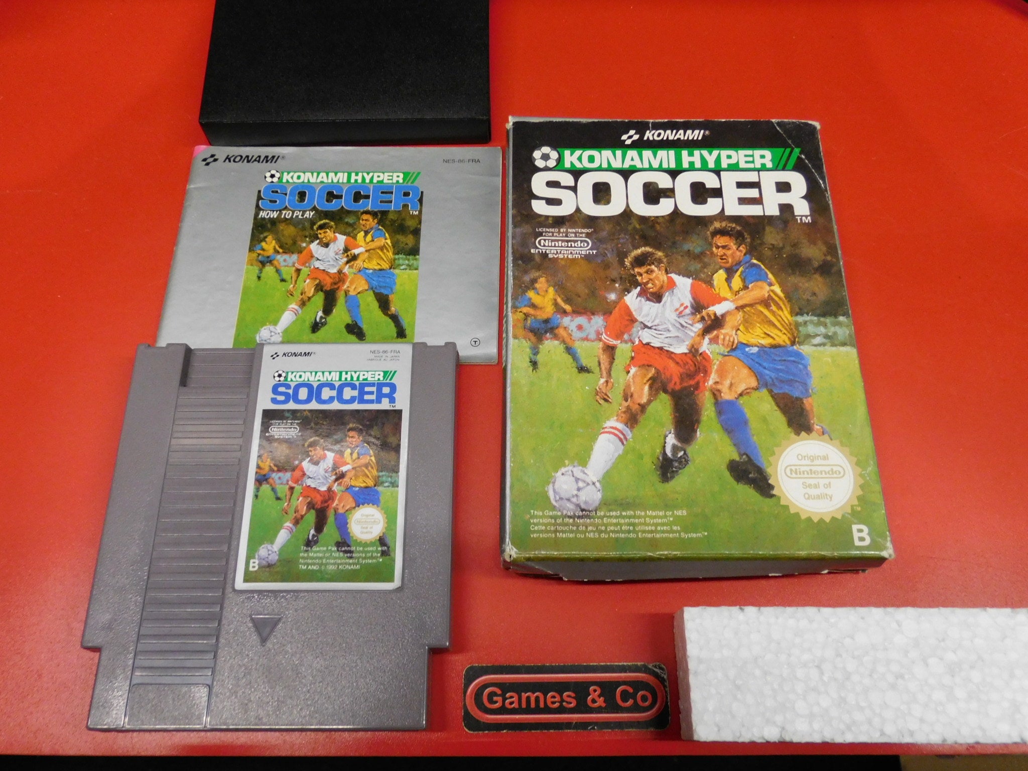 KONAMI HYPER SOCCER NINTENDO NES