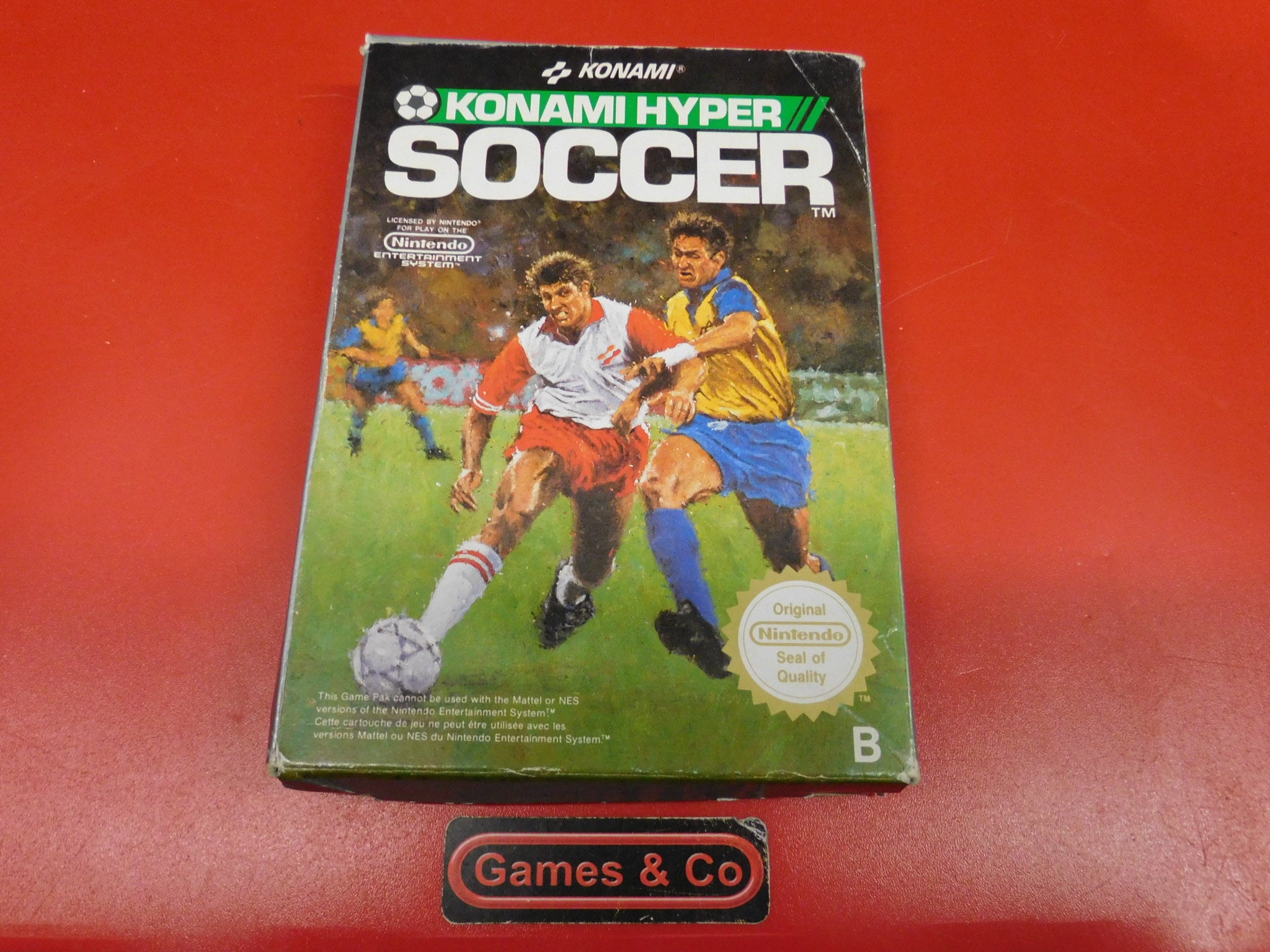 KONAMI HYPER SOCCER NINTENDO NES