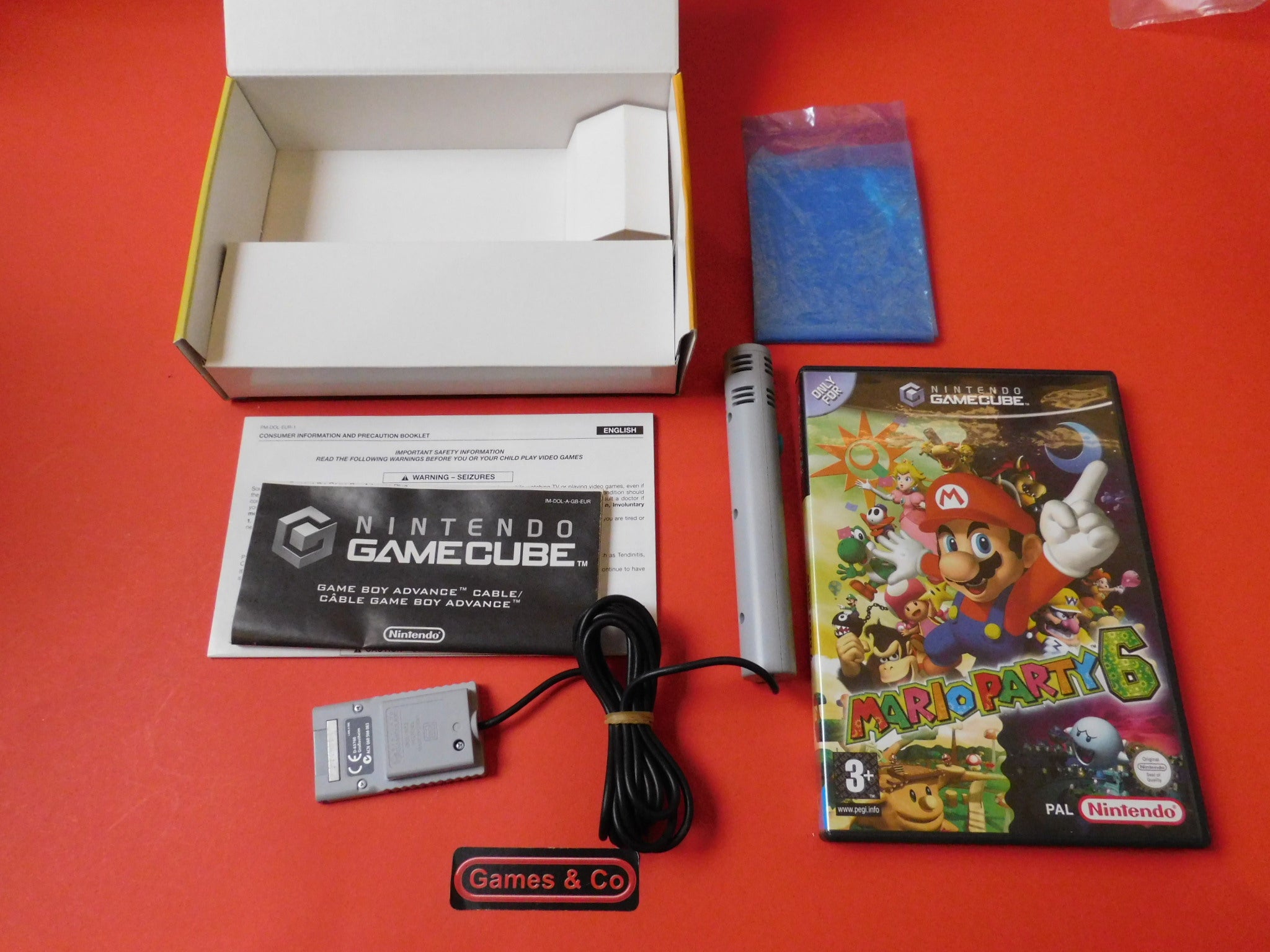 GAMECUBE MICRO + MARIO PARTY 6