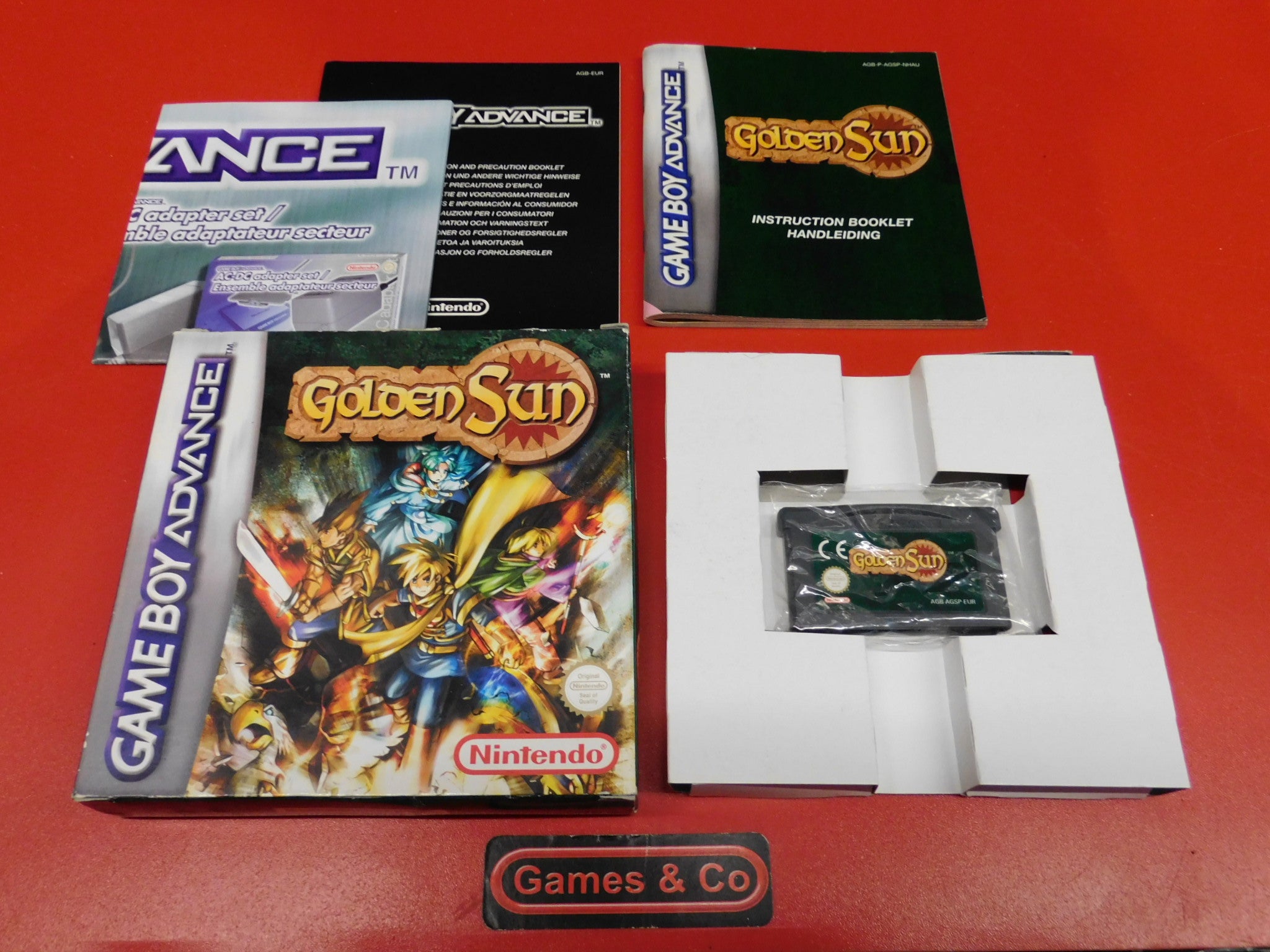 GBA Golden Sun フランス版 完品セット 【公式通販】