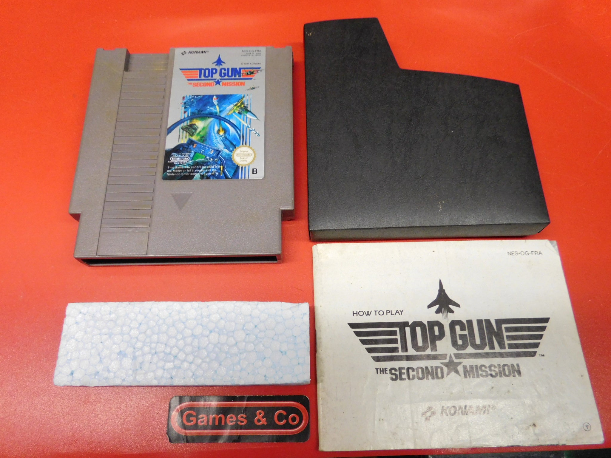 TOP GUN THE SECONS MISSION NINTENDO NES