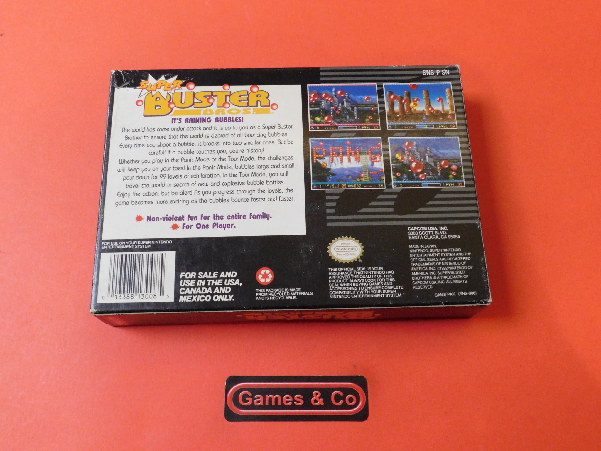 Prix de Super Buster Bros. sur Super Nintendo Prix de Super Buster Bros. sur Super Nintendo