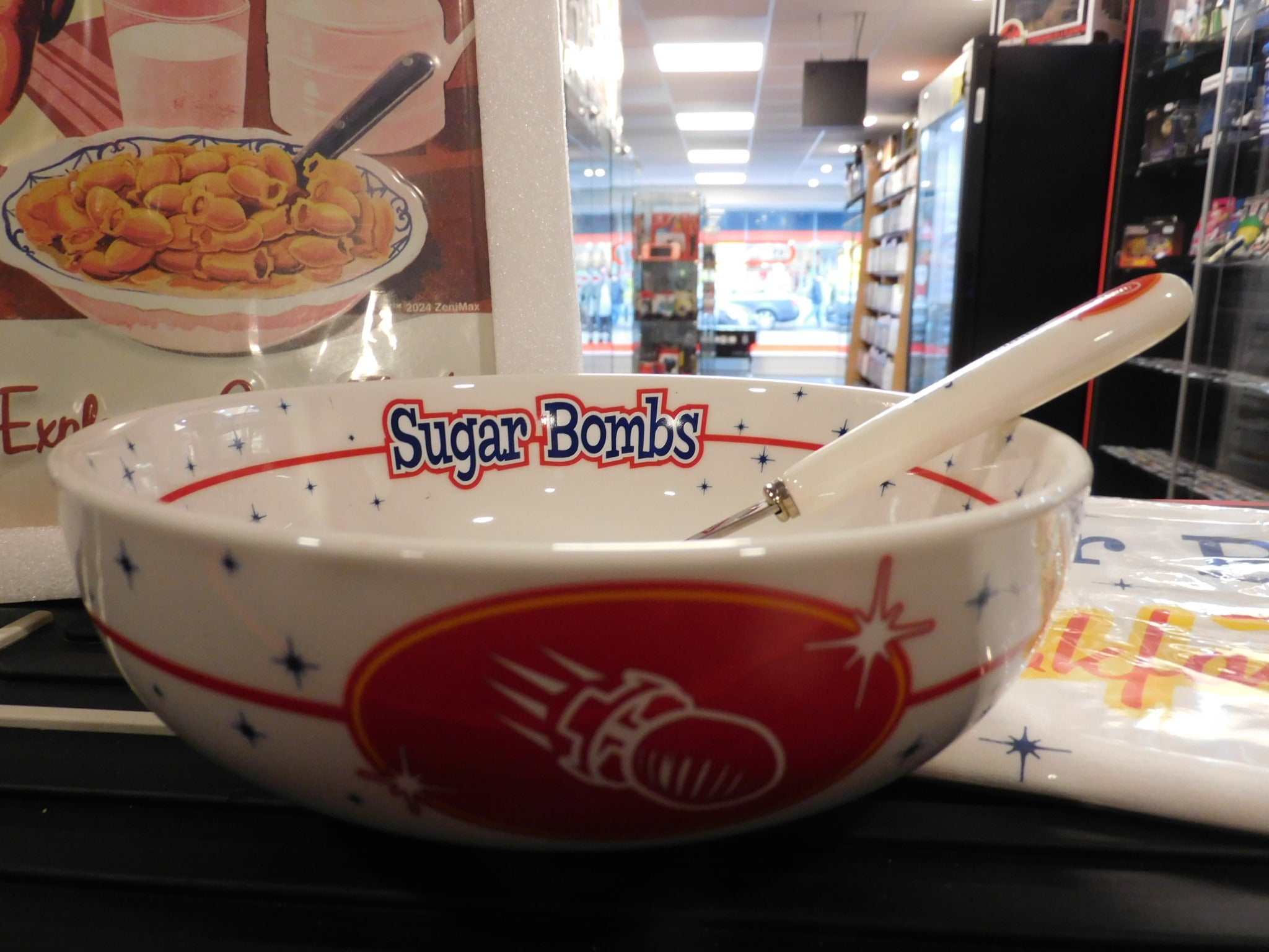 Fallout Breakfast Set Bowl with spoon Sugar Bombs