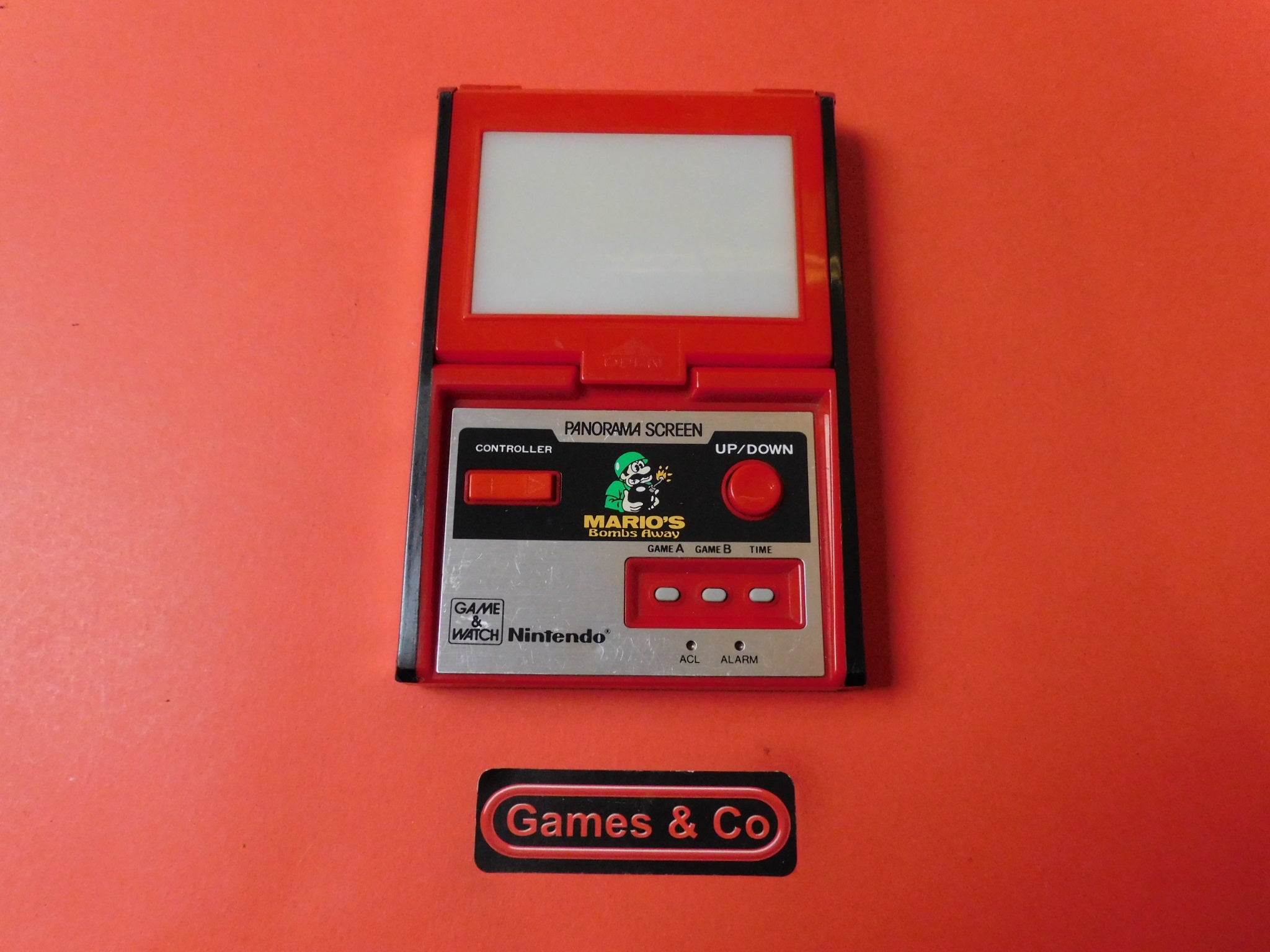 GAME & WATCH PANORAMA SCREEN MARIO'S BOMBS AWAY