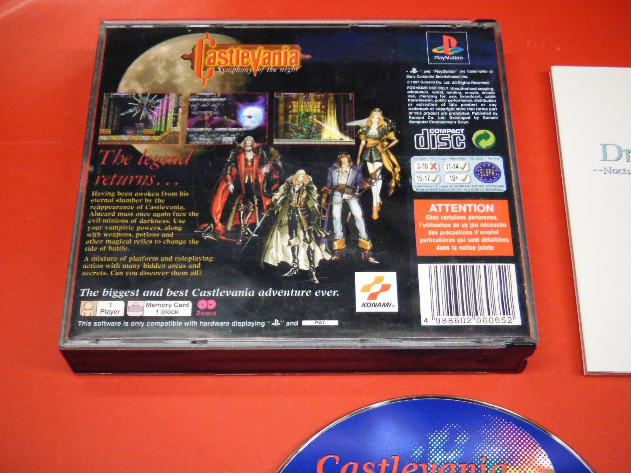 CASTLEVANIA SYMPHONY OF THE NIGHT LIMITED COLLECTOR'S EDITION