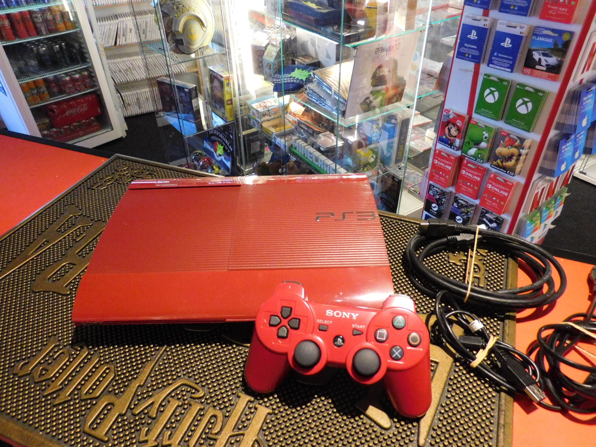 PS3 SUPER SLIM CONSOLE RED  12 GB