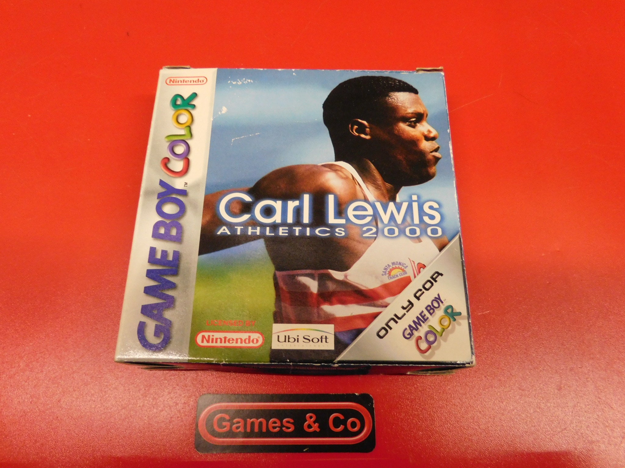 Jeu Game Boy - Carl Lewis Athletics 2000 - Version EUR/BE - Bon État