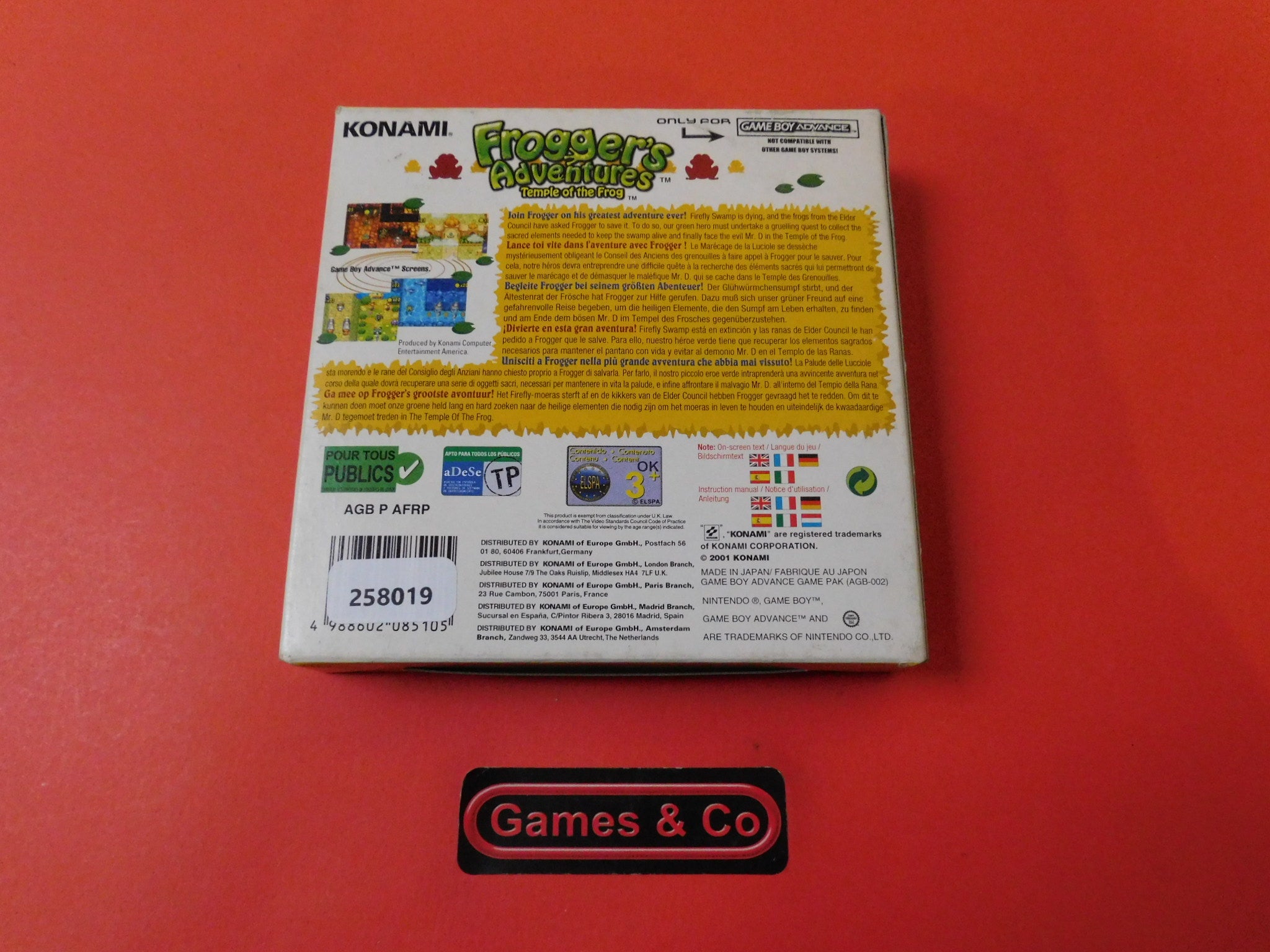 FROGGER'S ADVENTURES