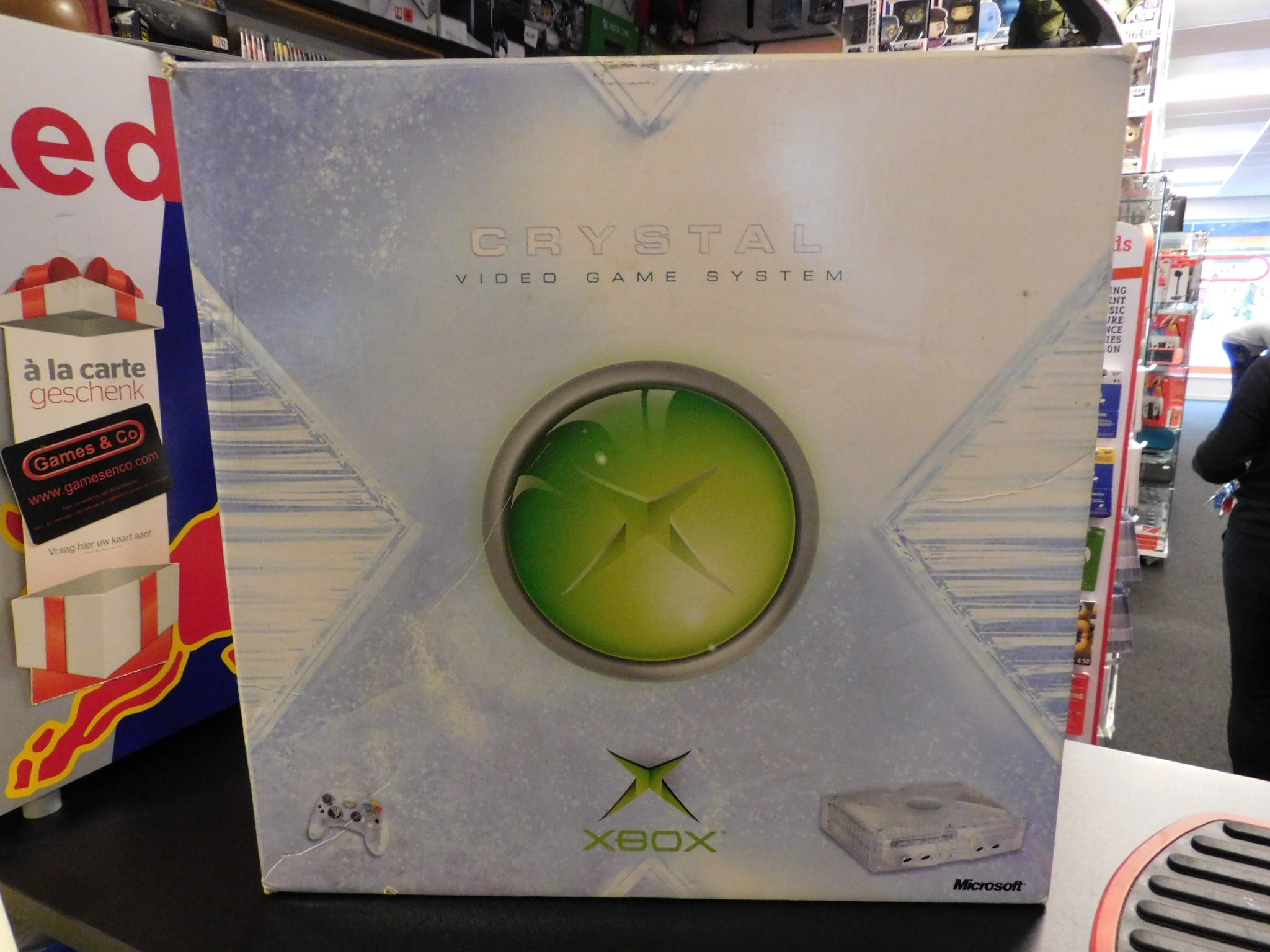 XBOX CLASSIC  CONSOLE LIMITED EDITION CRYSTAL VERSION
