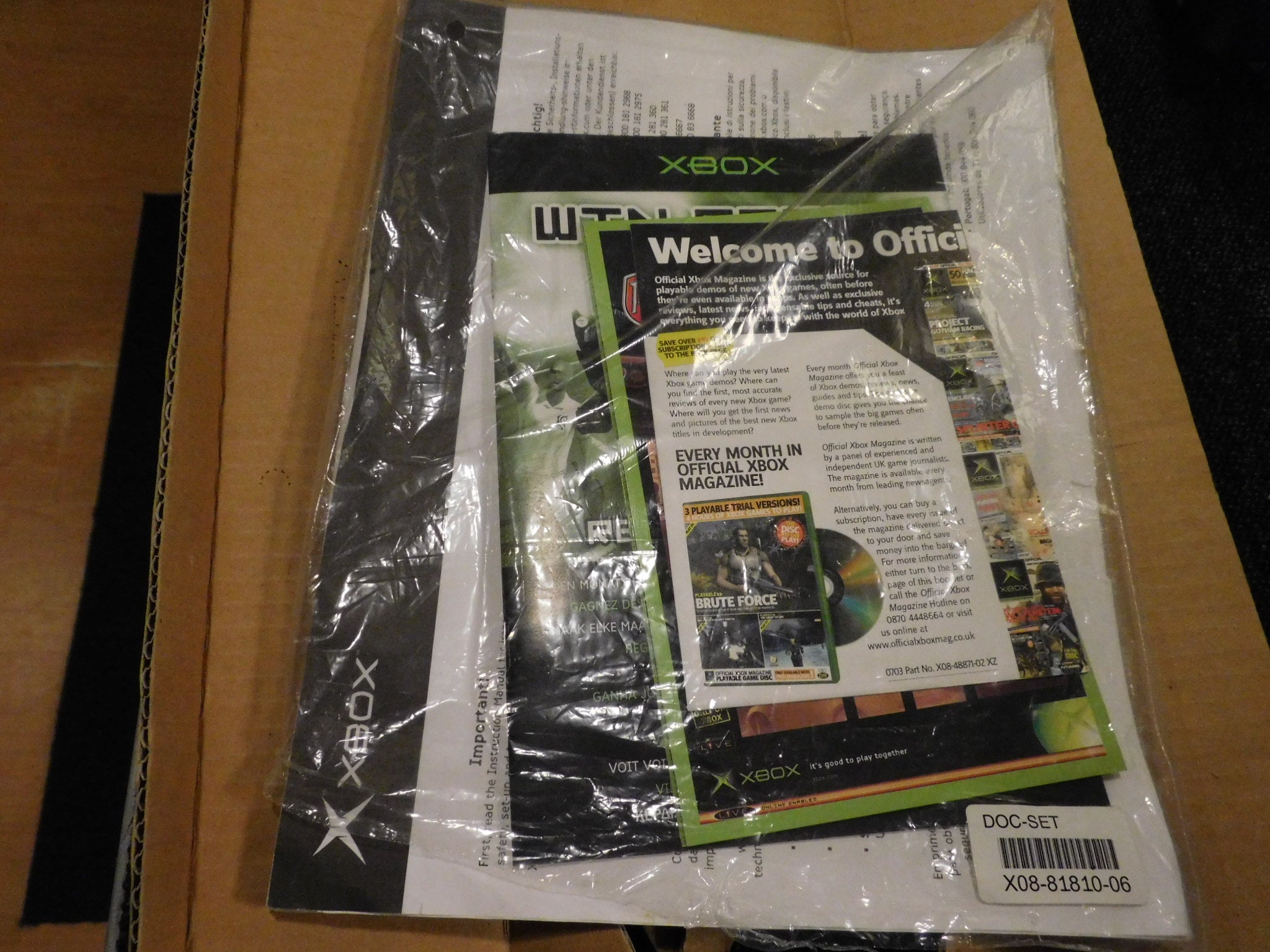 XBOX CLASSIC  CONSOLE LIMITED EDITION CRYSTAL VERSION