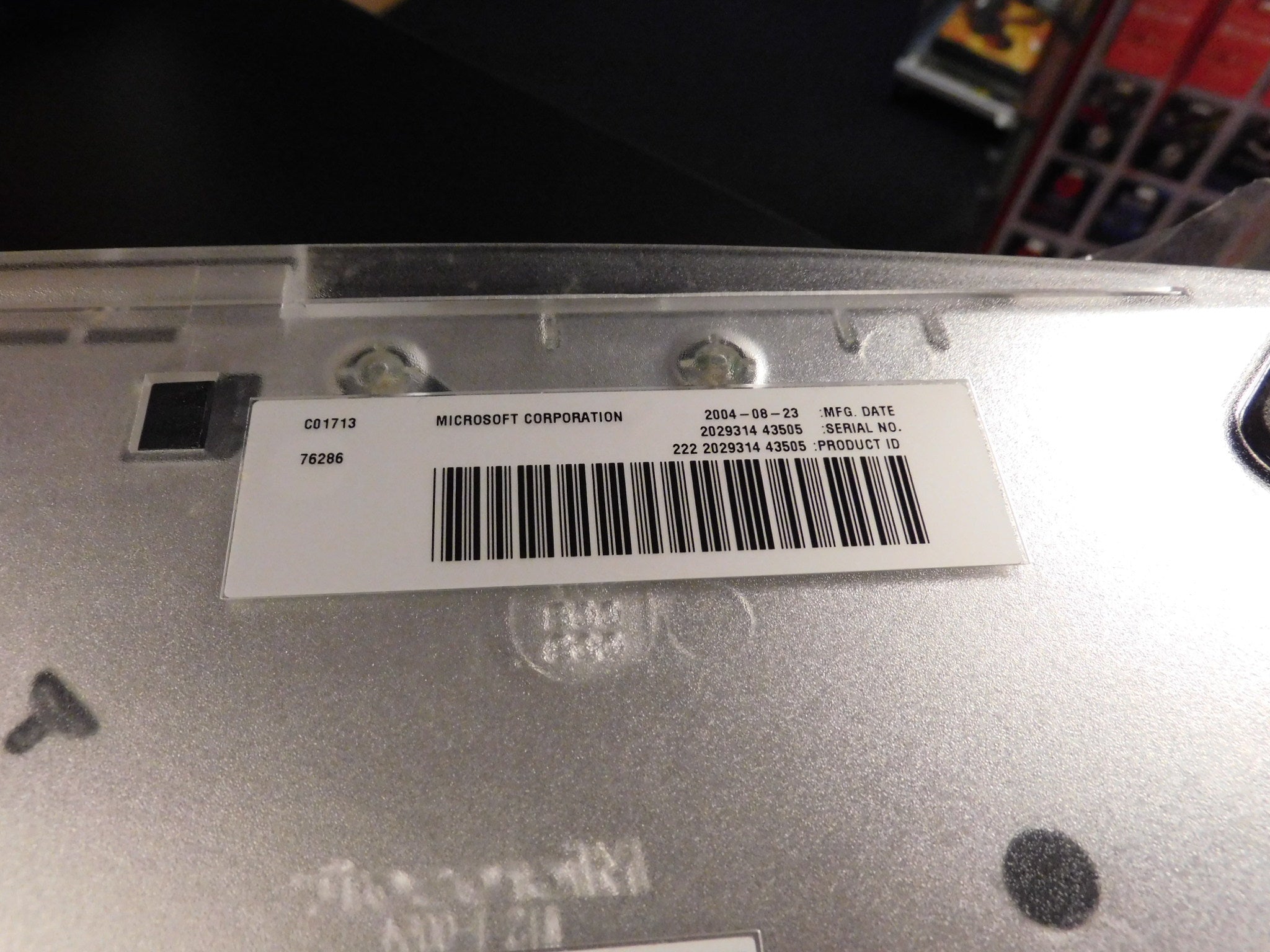 XBOX CLASSIC  CONSOLE LIMITED EDITION CRYSTAL VERSION (FOR DISPLAY ONLY)