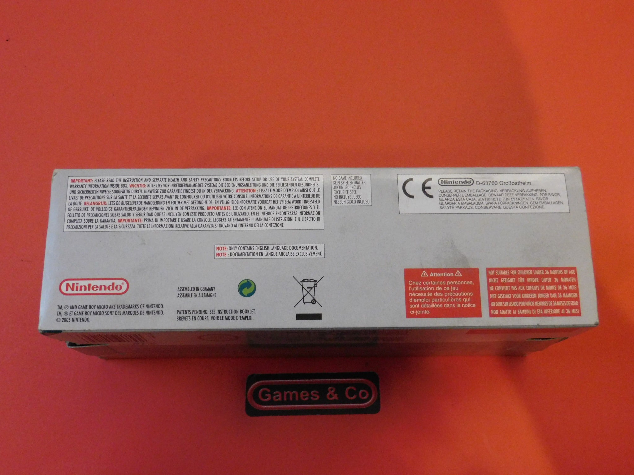 GAMEBOY ADVANCE MICRO  CONSOLE