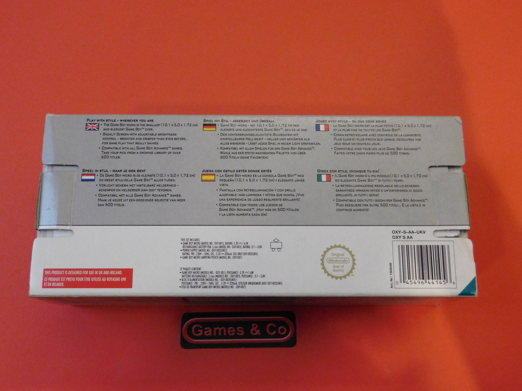 GAMEBOY ADVANCE MICRO  CONSOLE