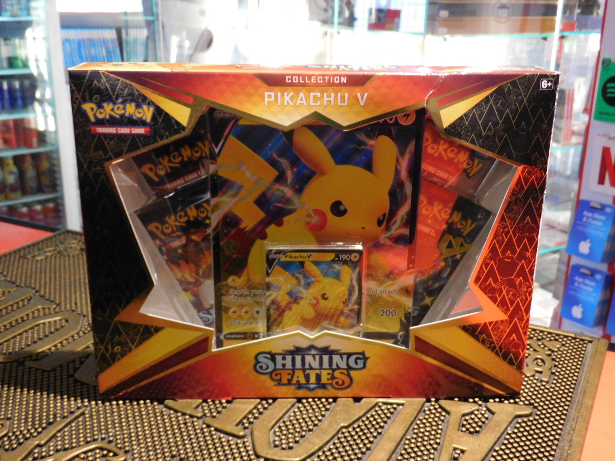 Pokémon Shining Fates Pikachu V Box