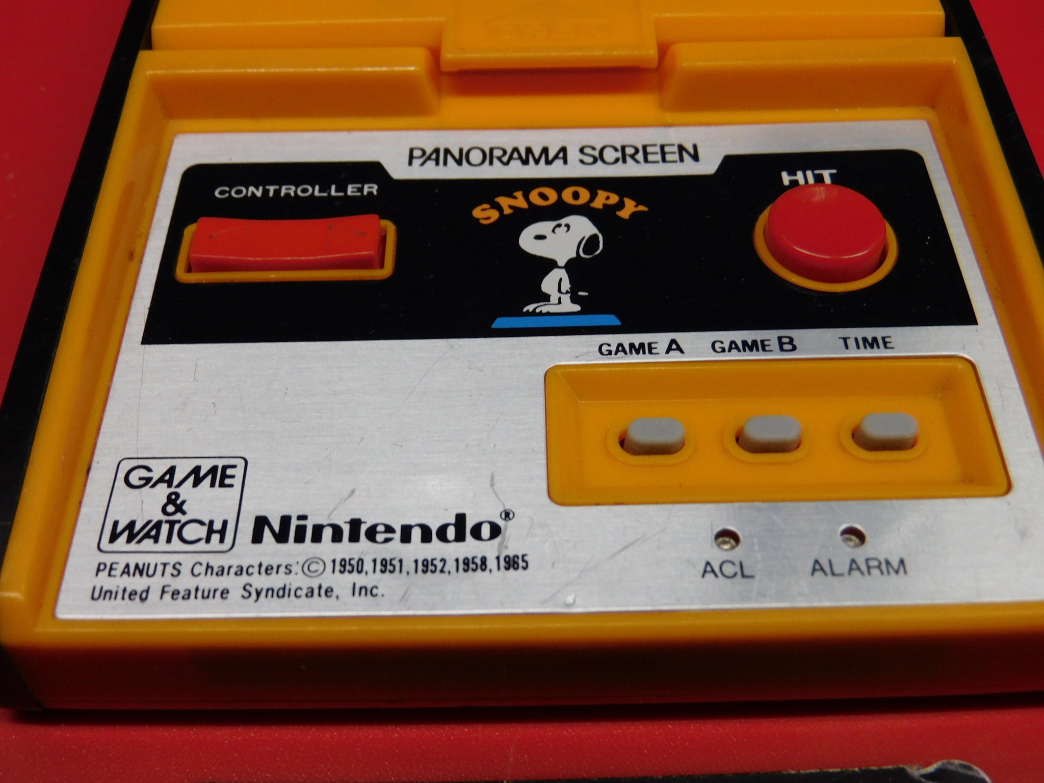 GAME & WATCH SNOOPY PANORAMA SCREEN