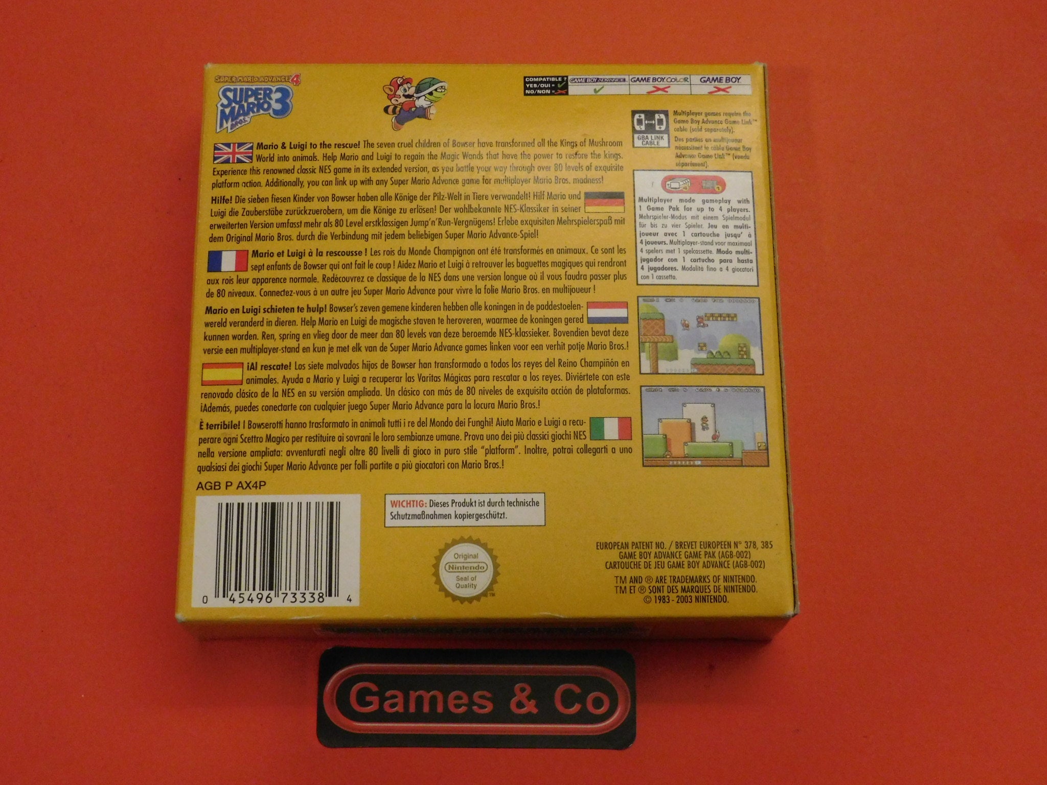 SUPER MARIO ADVANCE 4 - SUPER MARIO BROS 3