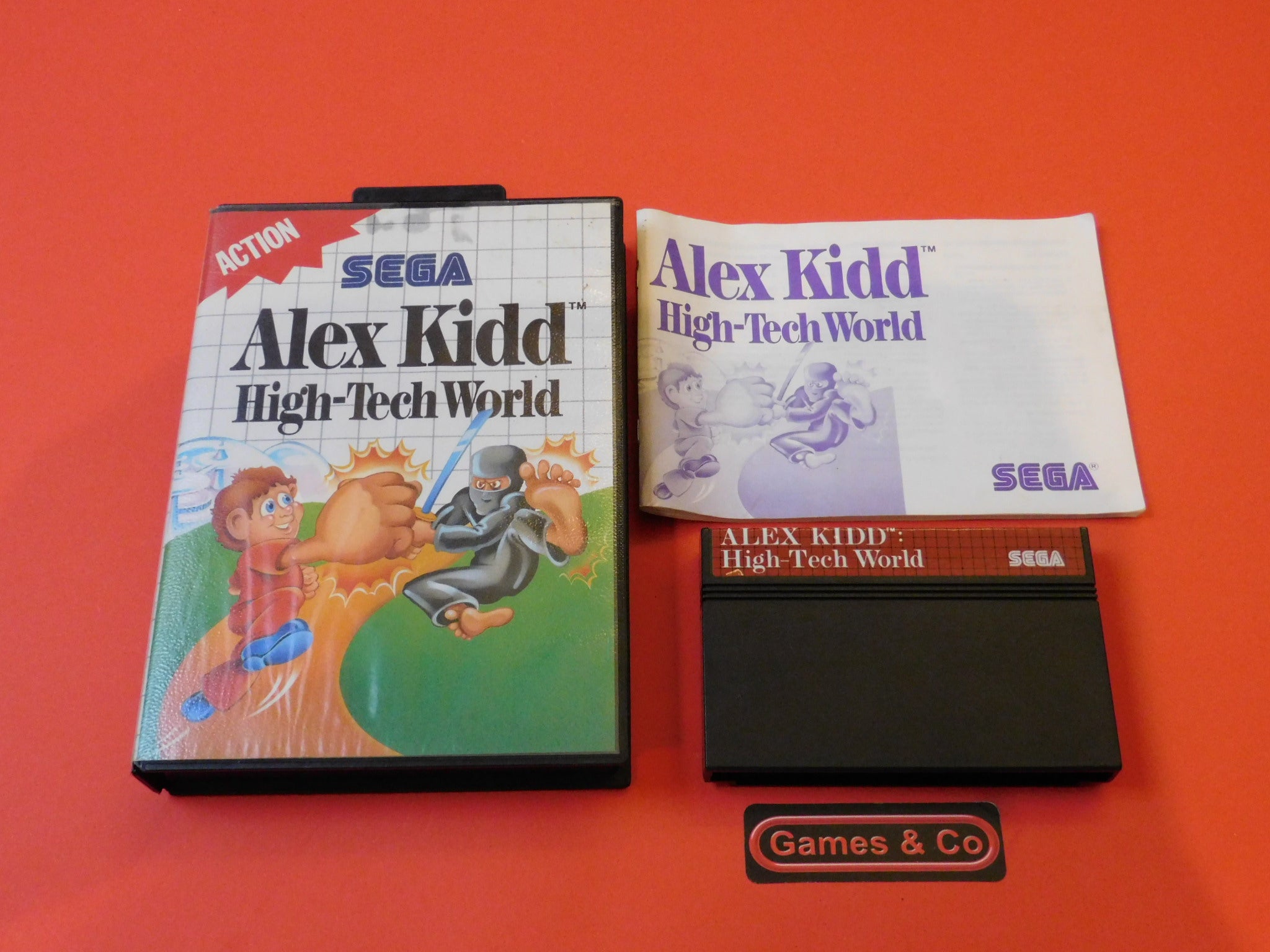 Alex Kidd High Tech World - Sega Master System - Complet PAL - Jeu Rétro 1989