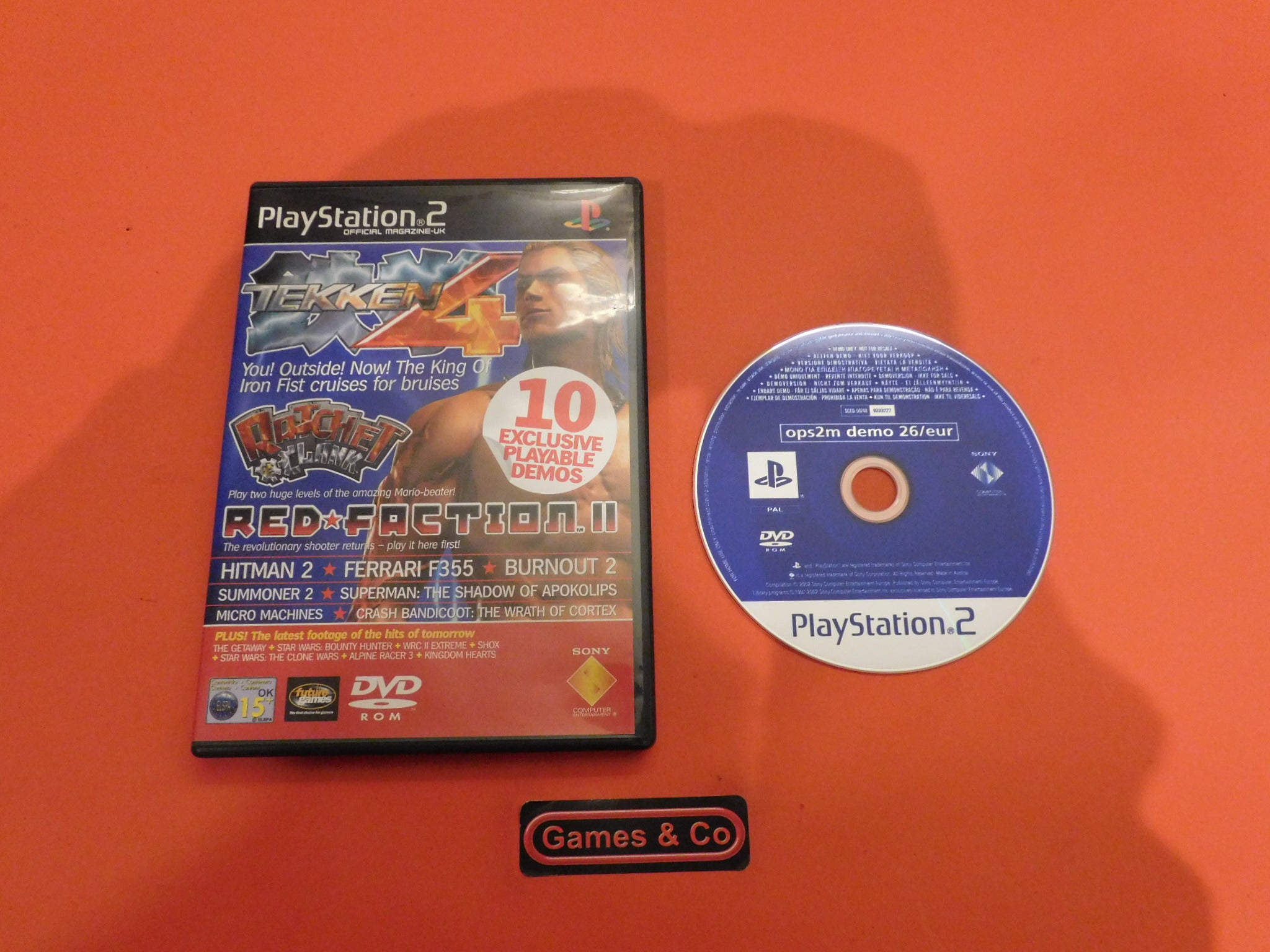 PS2 DEMO DISC TEKKEN 4