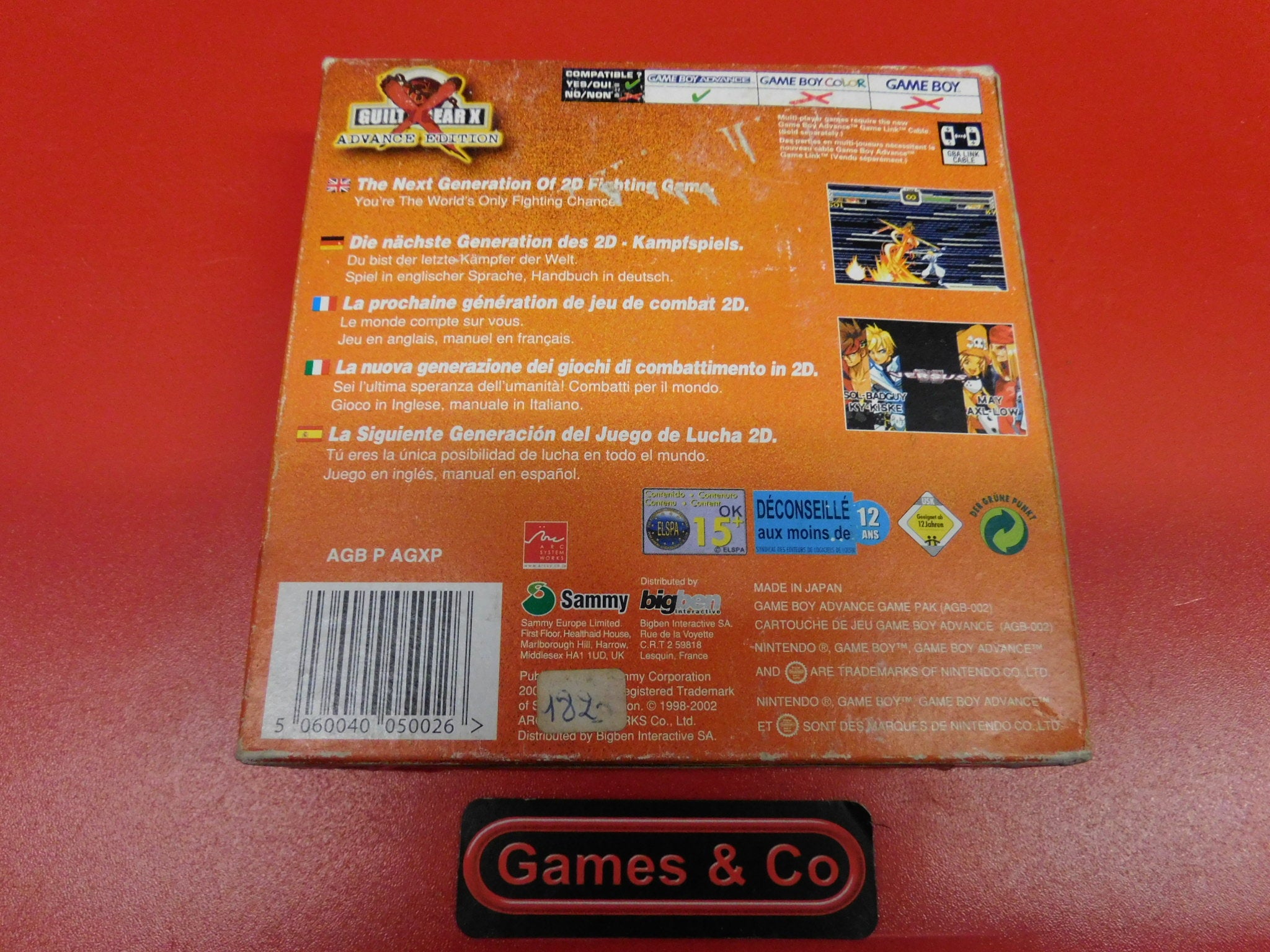 guilty gear x gba GUILTY GEAR X ADVANCE EDITION