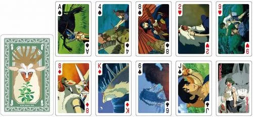 GHIBLI - Princess Mononoke - Playing Cards (54 cards)
