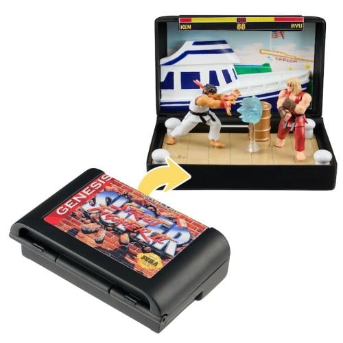 CONSOLE HEROES - Mega Drive Street Fighter 2 - Statue 7cm