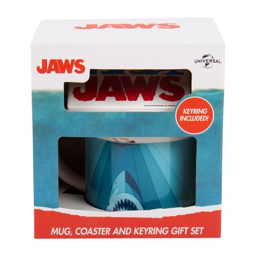 JAWS - Gift Box - Mug 250 ml + Coaster + Keyring