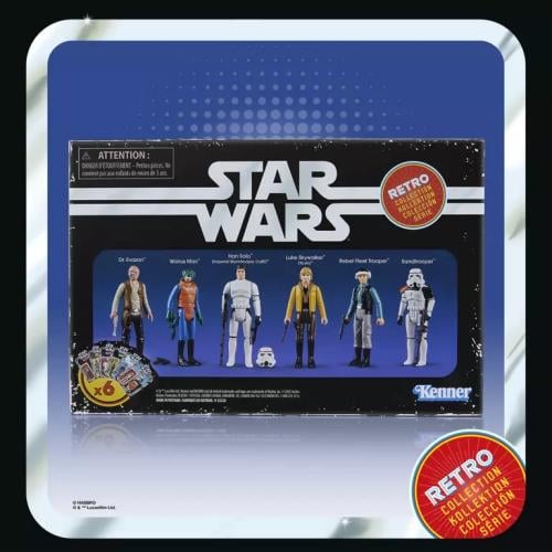 STAR WARS - A New Hope - Multipack 6 Figure Retro Collection 10cm