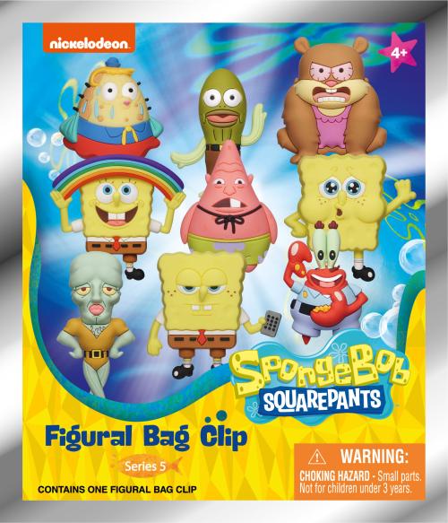 NICKELODEON - Series 5 - 3D Foam Bag Clip (1 random clip)