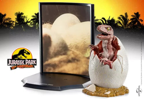 JURASSIC PARK - Velociraptor Egg - Figure Toyellectible Treasures