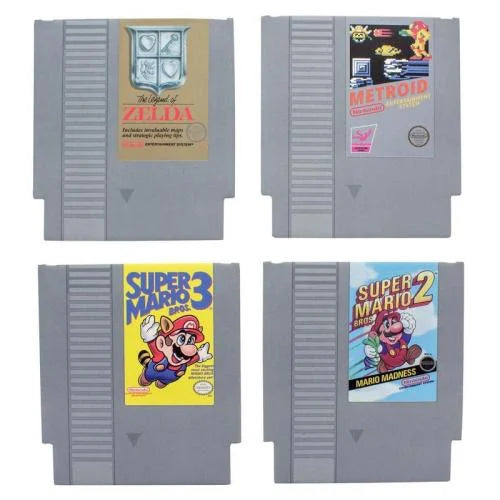 NES Cartridge Coasters - Bureau onderlegger