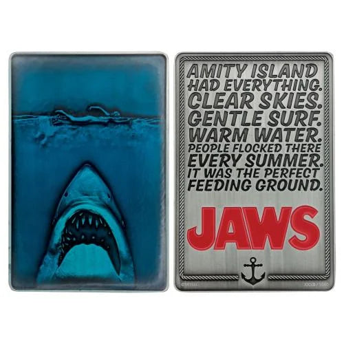 JAWS 50TH ANNIVIVERSARY - Poster - Limited Edition Ingot