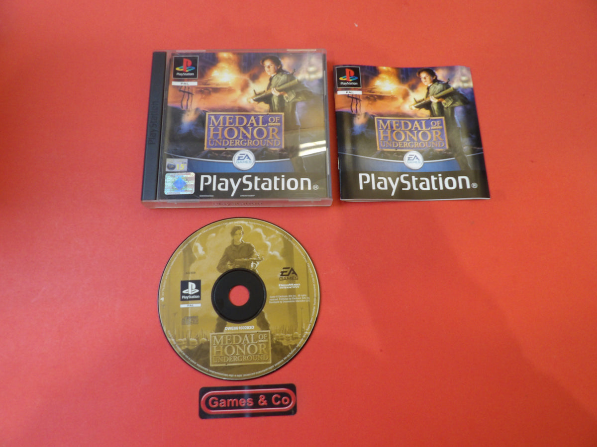 Playstation 1 Medal of honor underground
